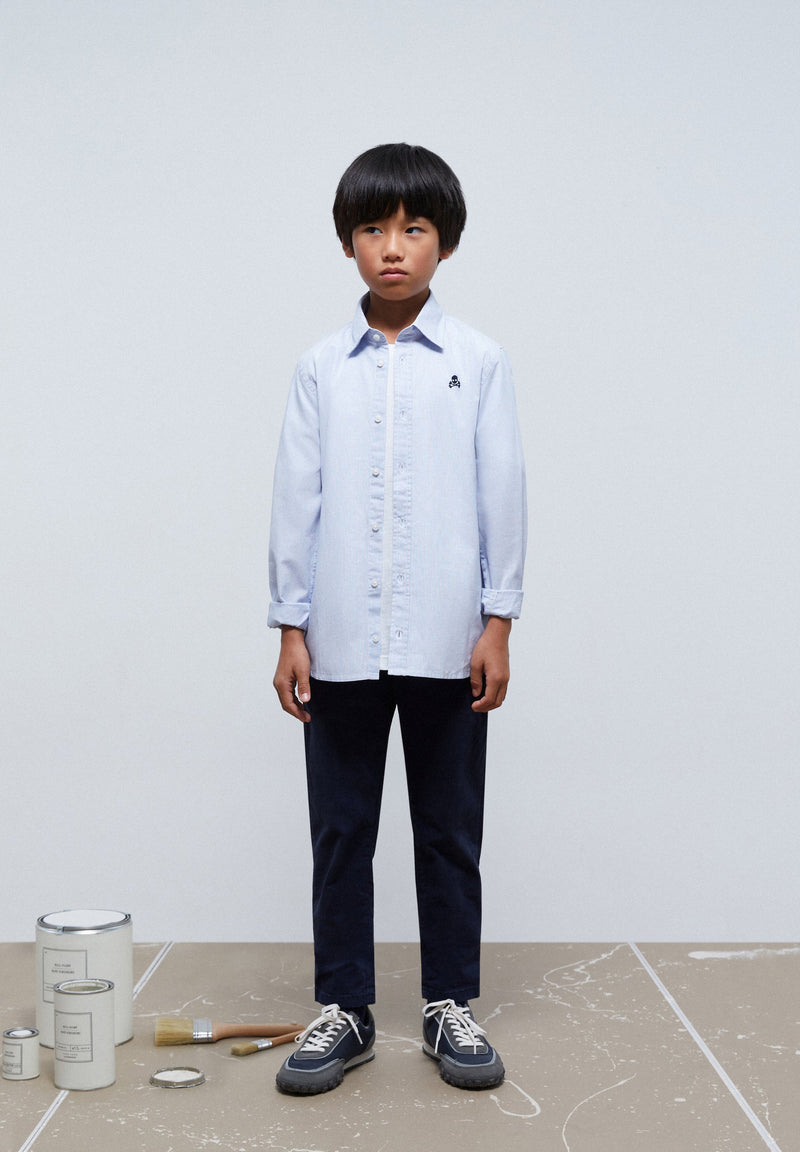 CHEMISE SKULL CONTRASTANT