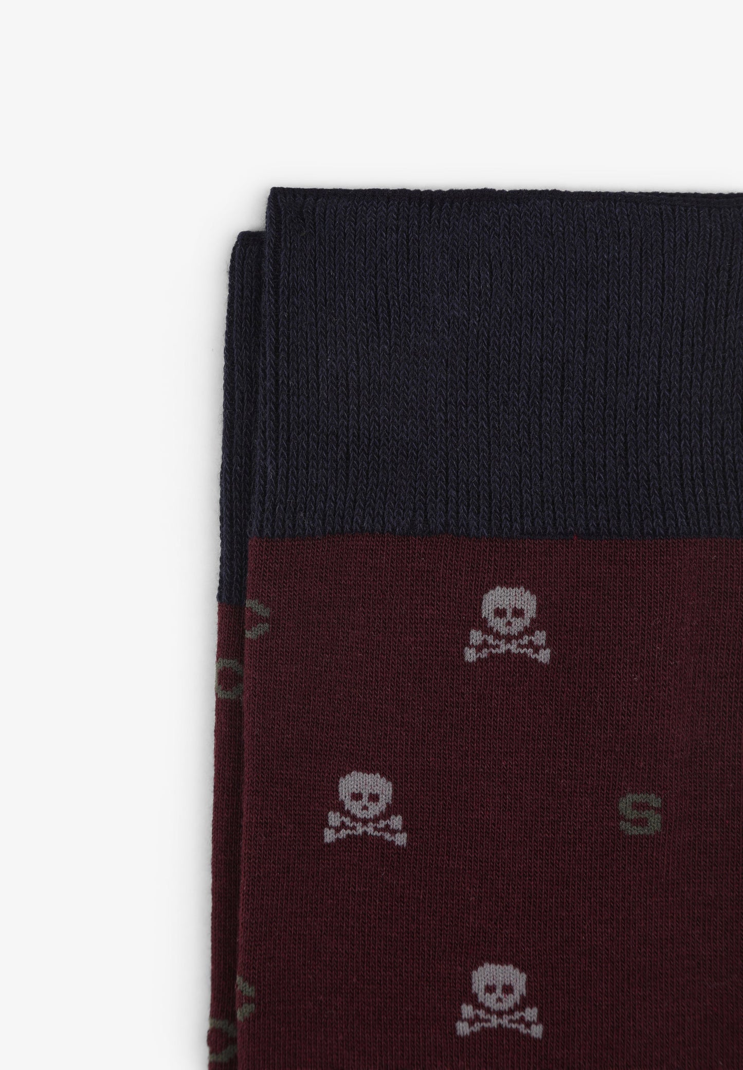 CHAUSSETTES LETTRES SKULLS