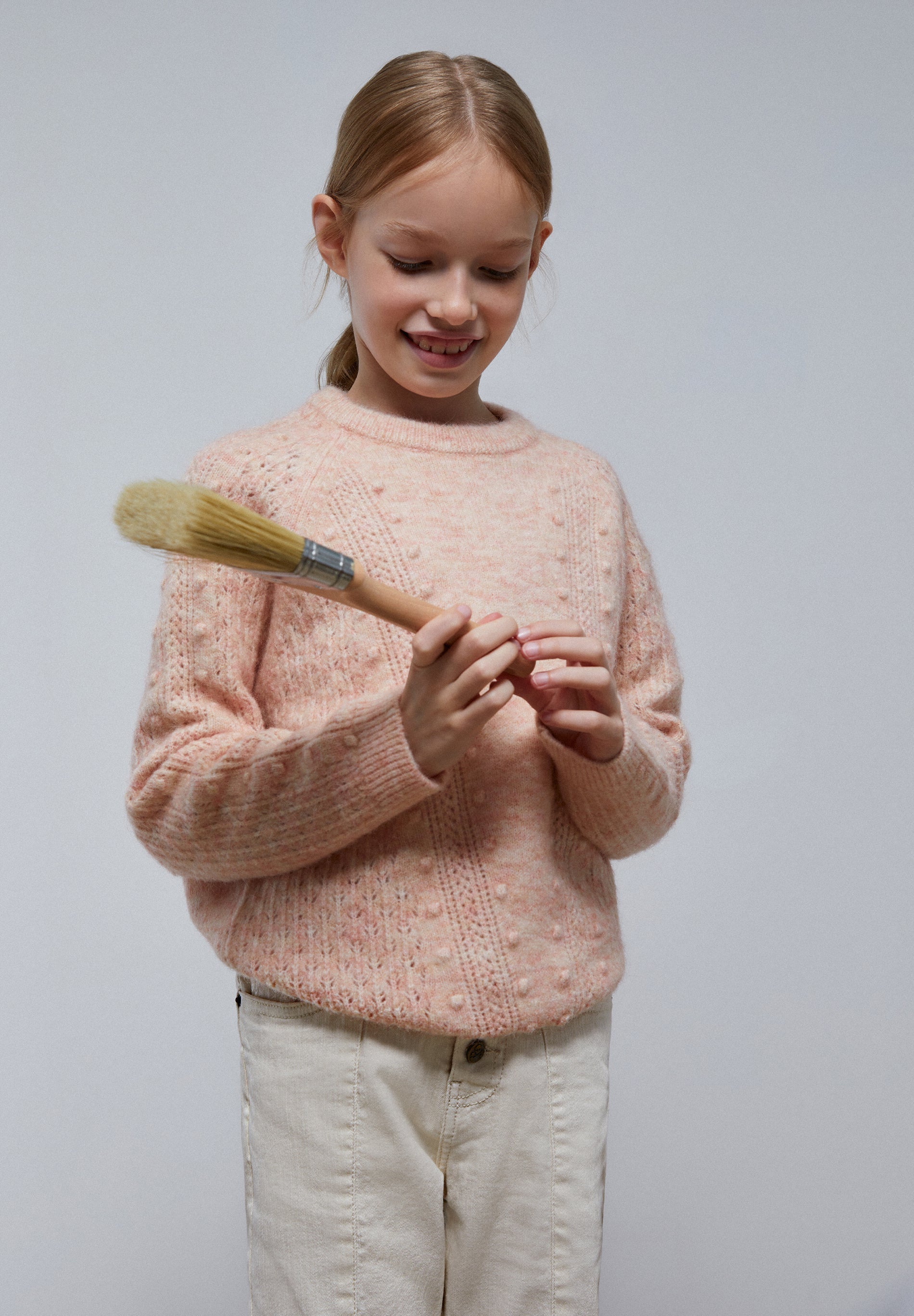 PULL MAILLE CONTRASTANTE