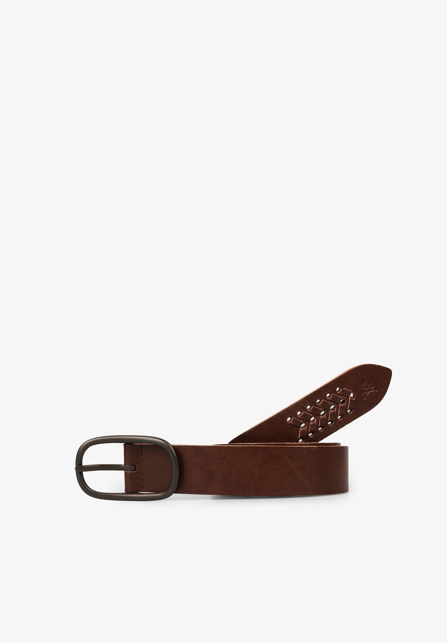 CEINTURE CUIR DÉTAILS AJOURÉS