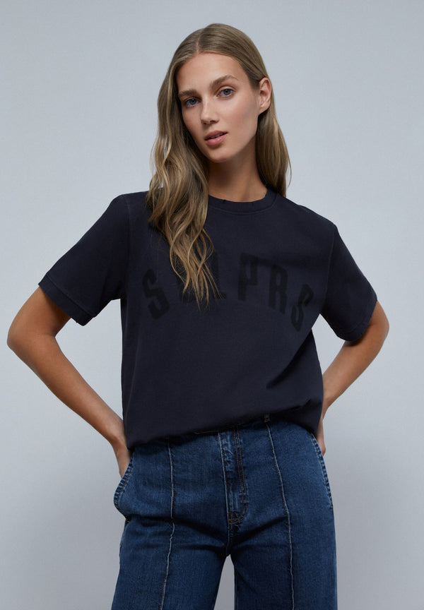 T-SHIRT LOGO EFFET DÉCHIRÉ