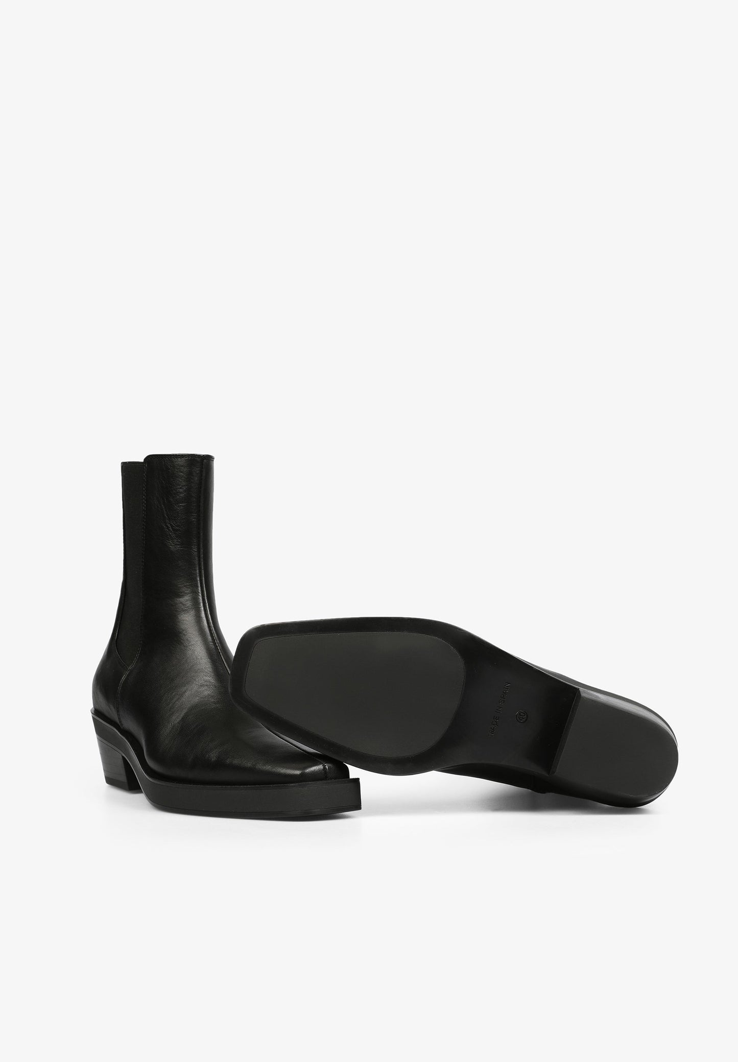 BOTTINES COW-BOY CUIR ÉLASTIQUES