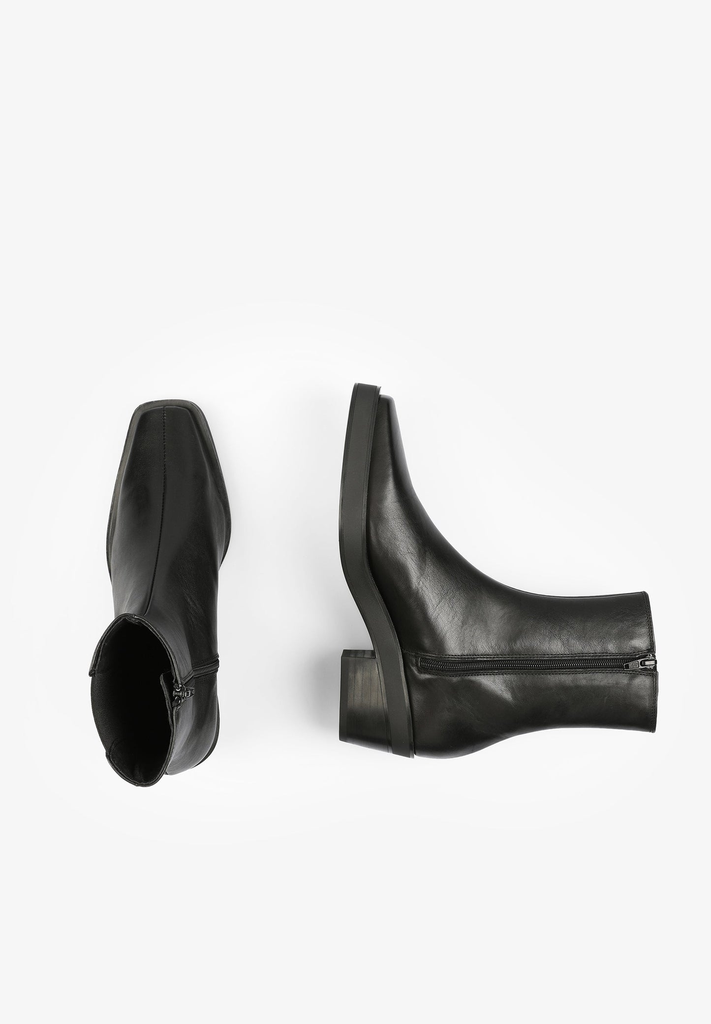 BOTTINES COW-BOY CUIR ÉLASTIQUES