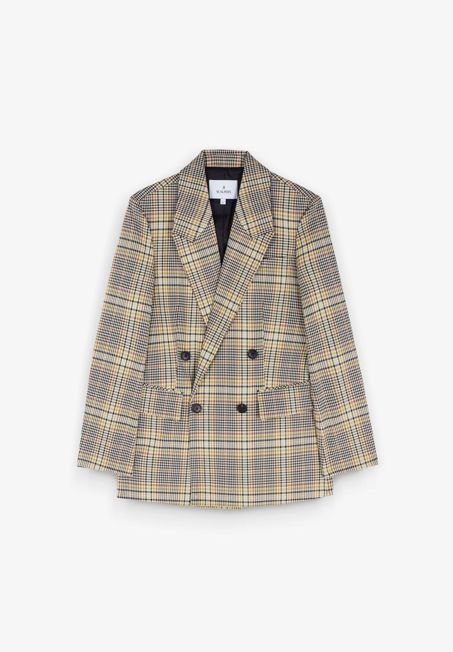 BLAZER CROISÉ CARREAUX