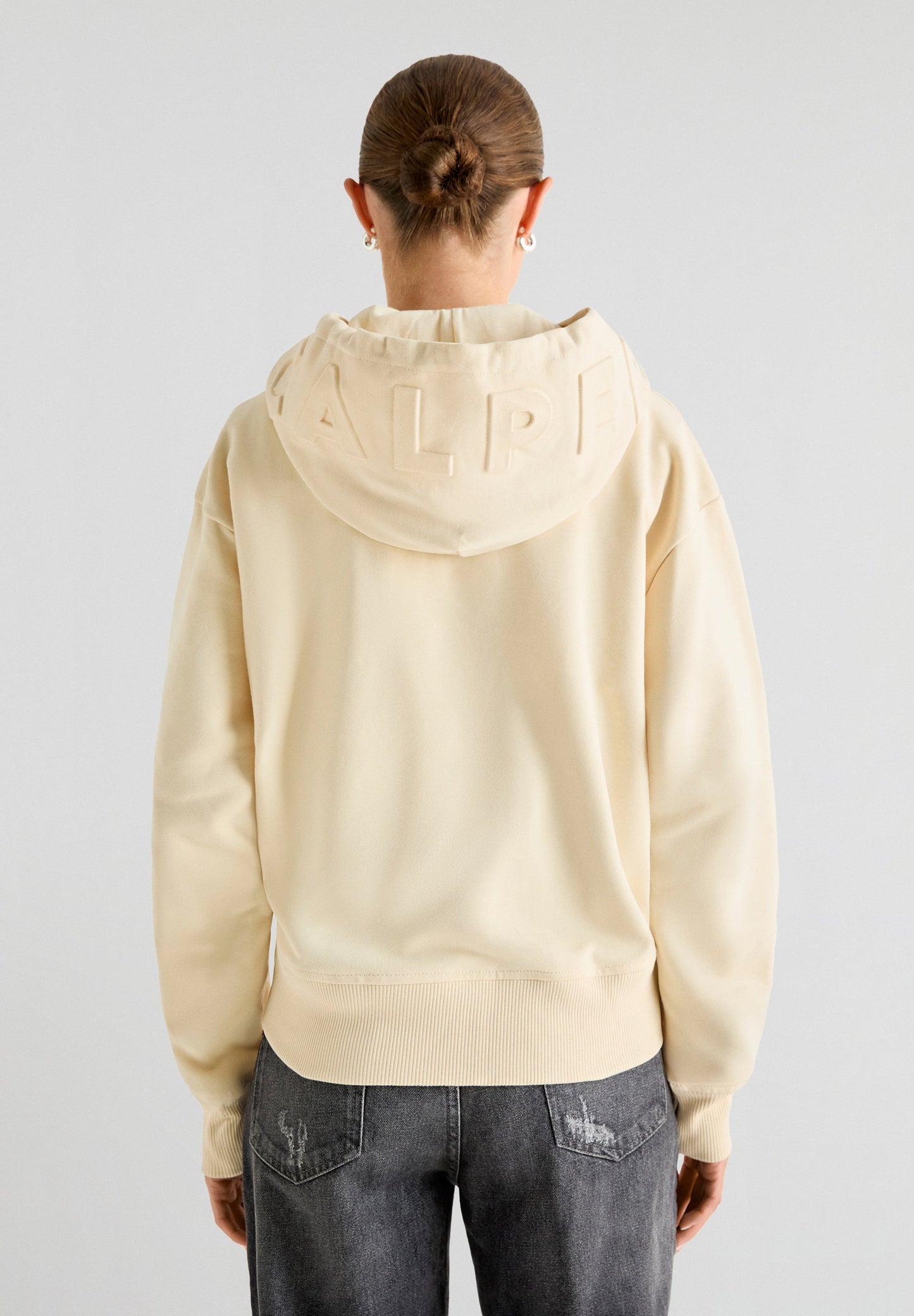 EMBOSSED HOODIE SWEATER