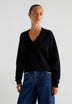 GATHERED LUREX SWEATER