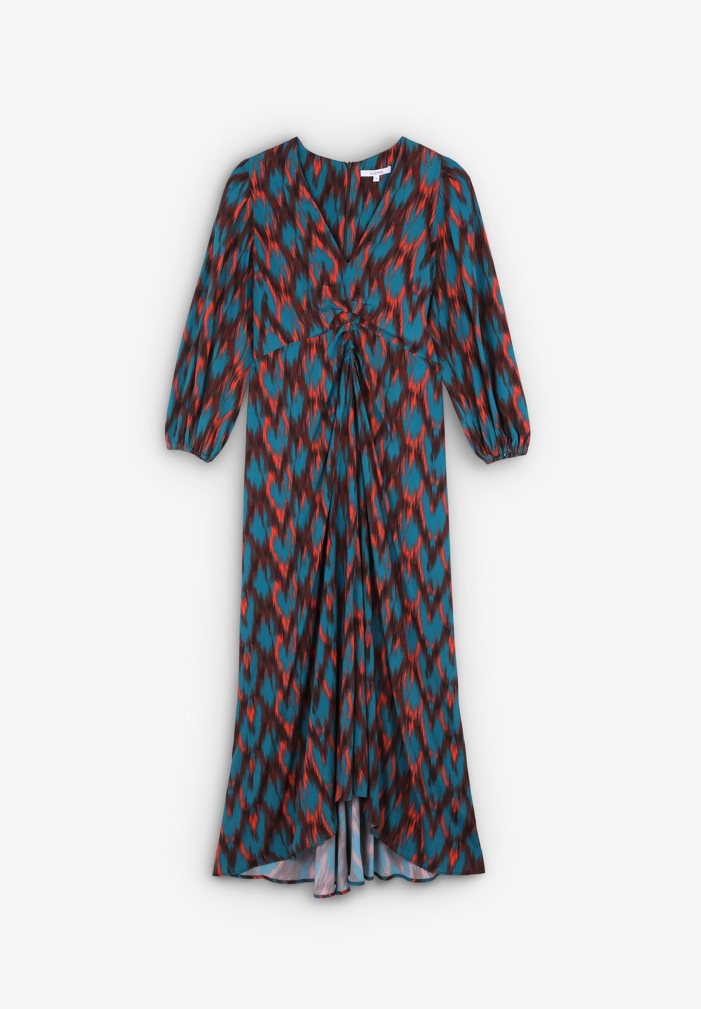 ROBE PRINT DRAPÉE