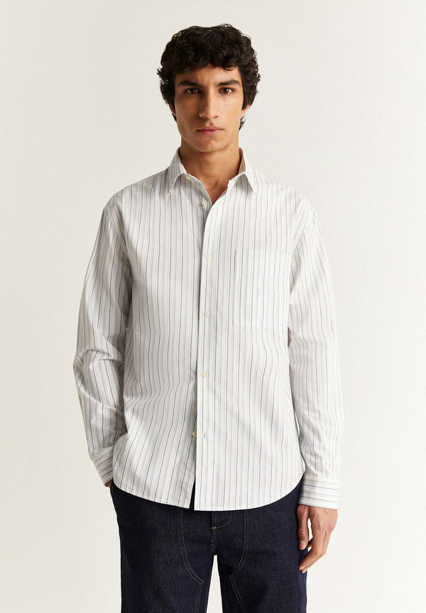 CHEMISE RAYURES RELAXED