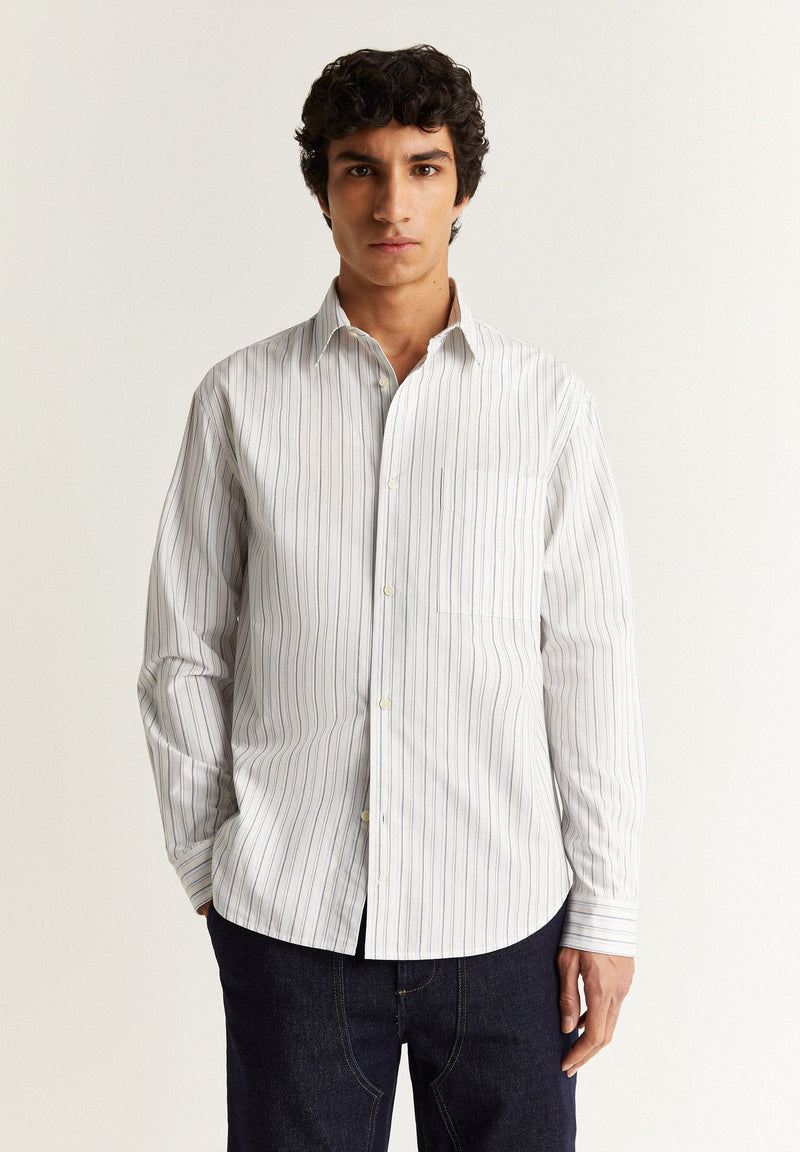 CHEMISE RAYURES RELAXED