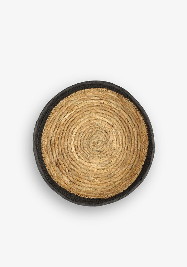 PANIER JUTE CONSTRASTANT BIG