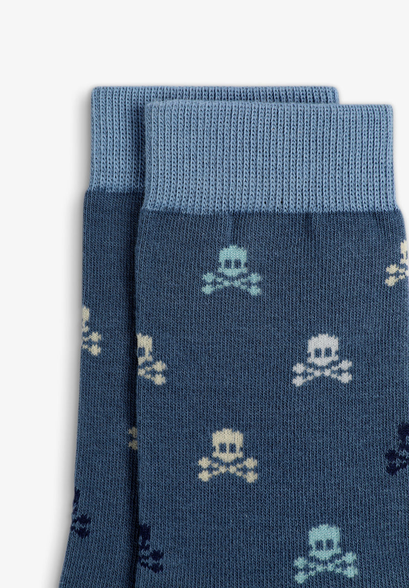 CHAUSSETTES SKULLS MULTICOLORES ALL OVER