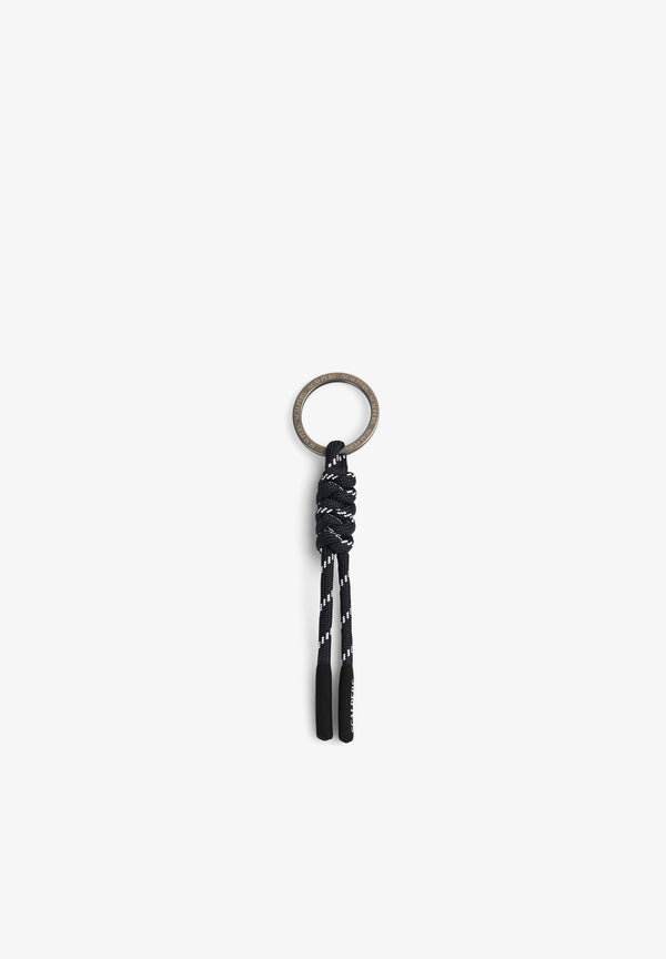 KNOTTED CORD KEYCHAIN