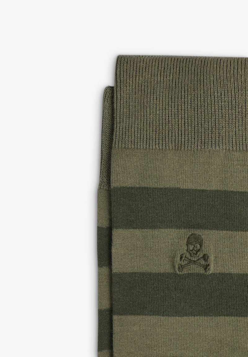 CHAUSSETTES RAYURES SKULL