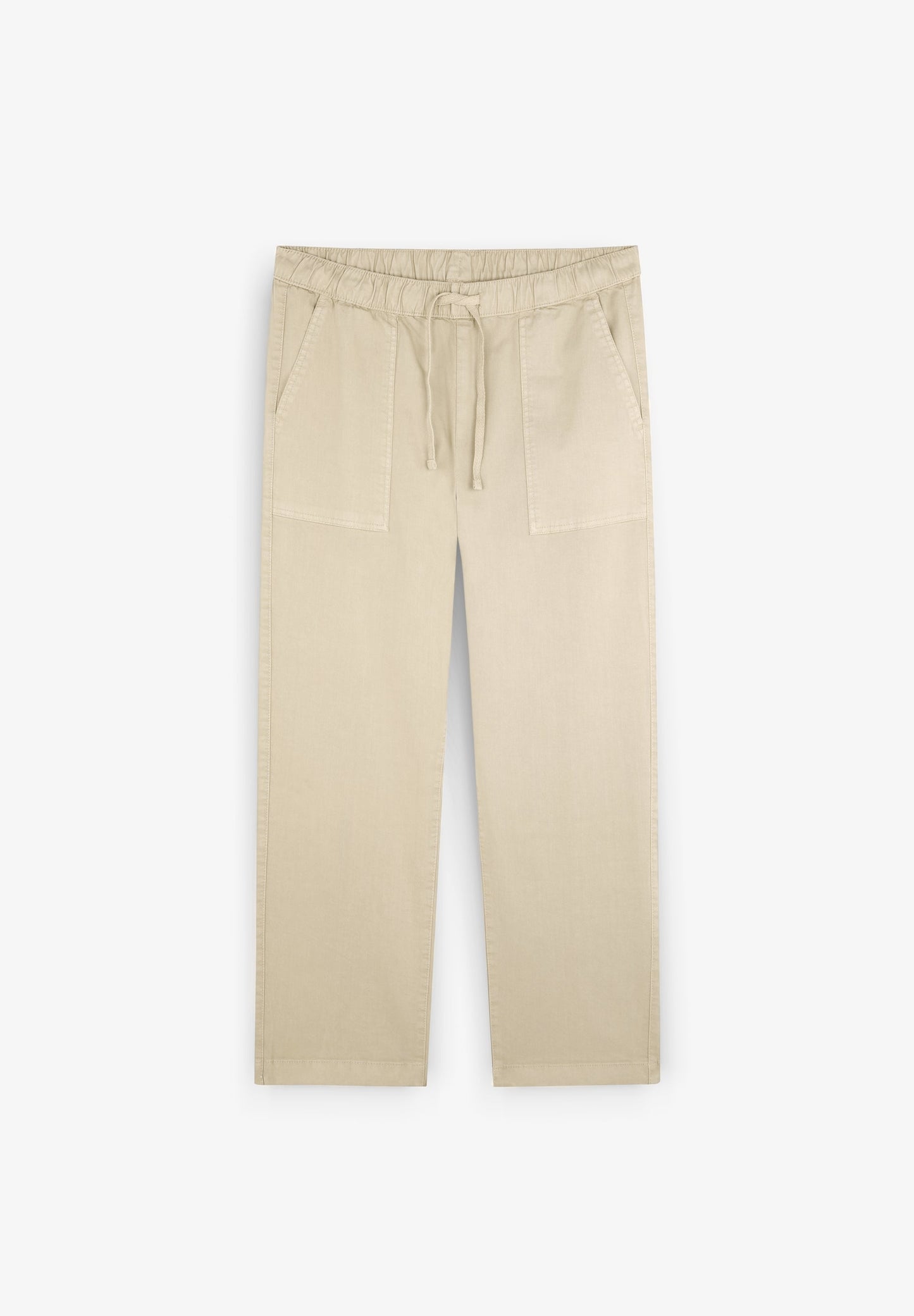 PANTALON COUPE RELAXED TAILLE ÉLASTIQUE