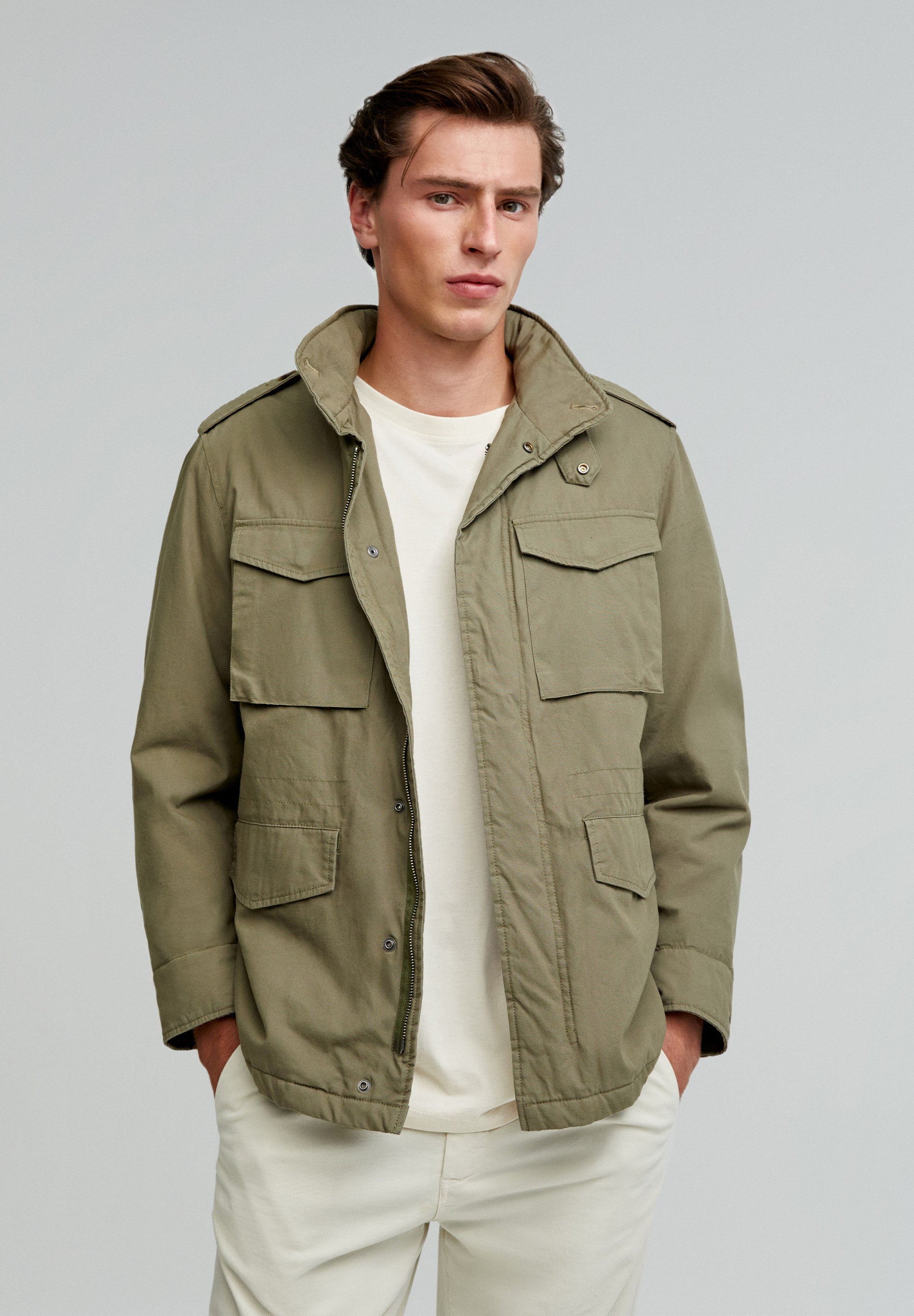 VESTE MILITAIRE POCHES