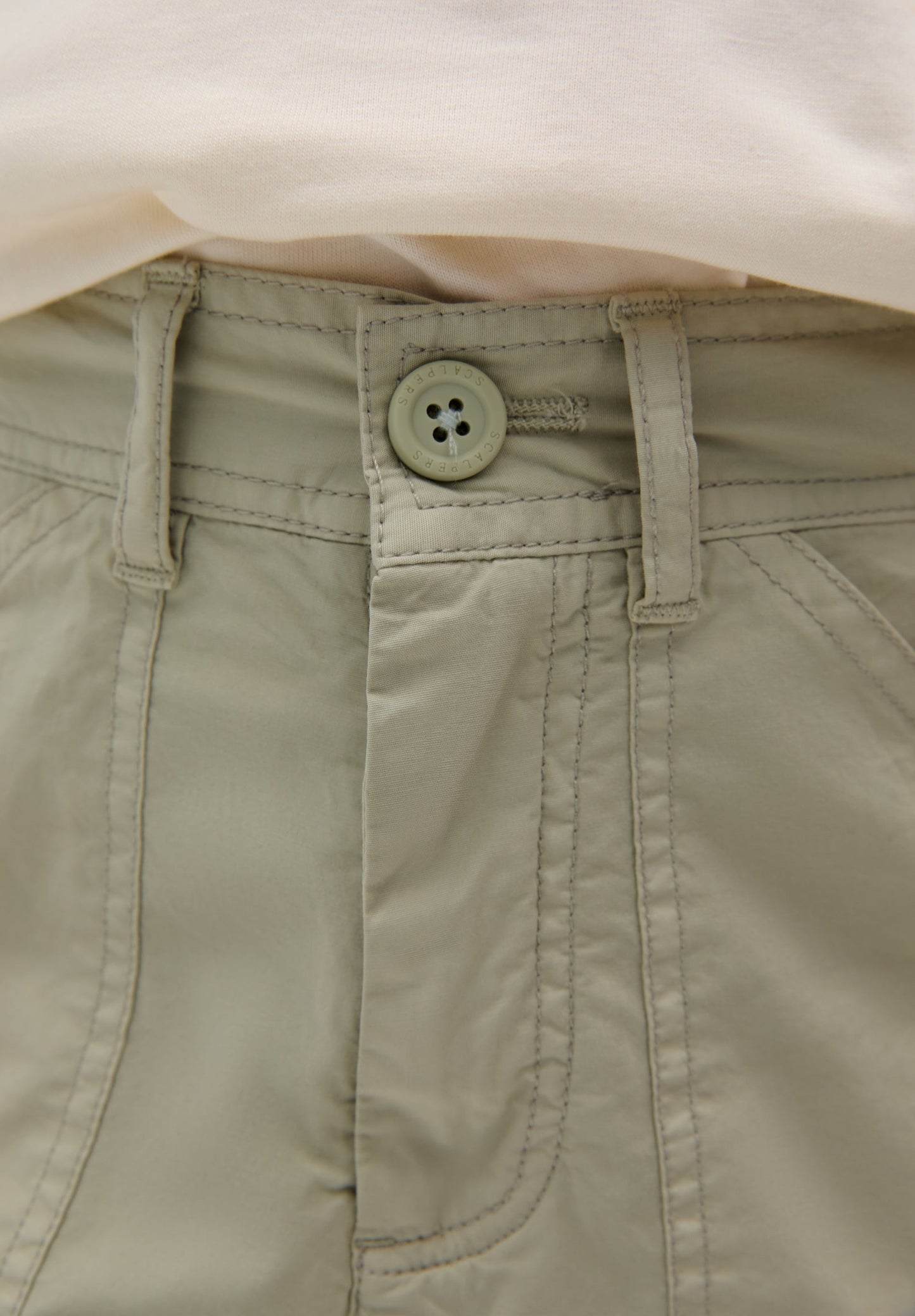 PANTALON LARGE CONTRASTANT
