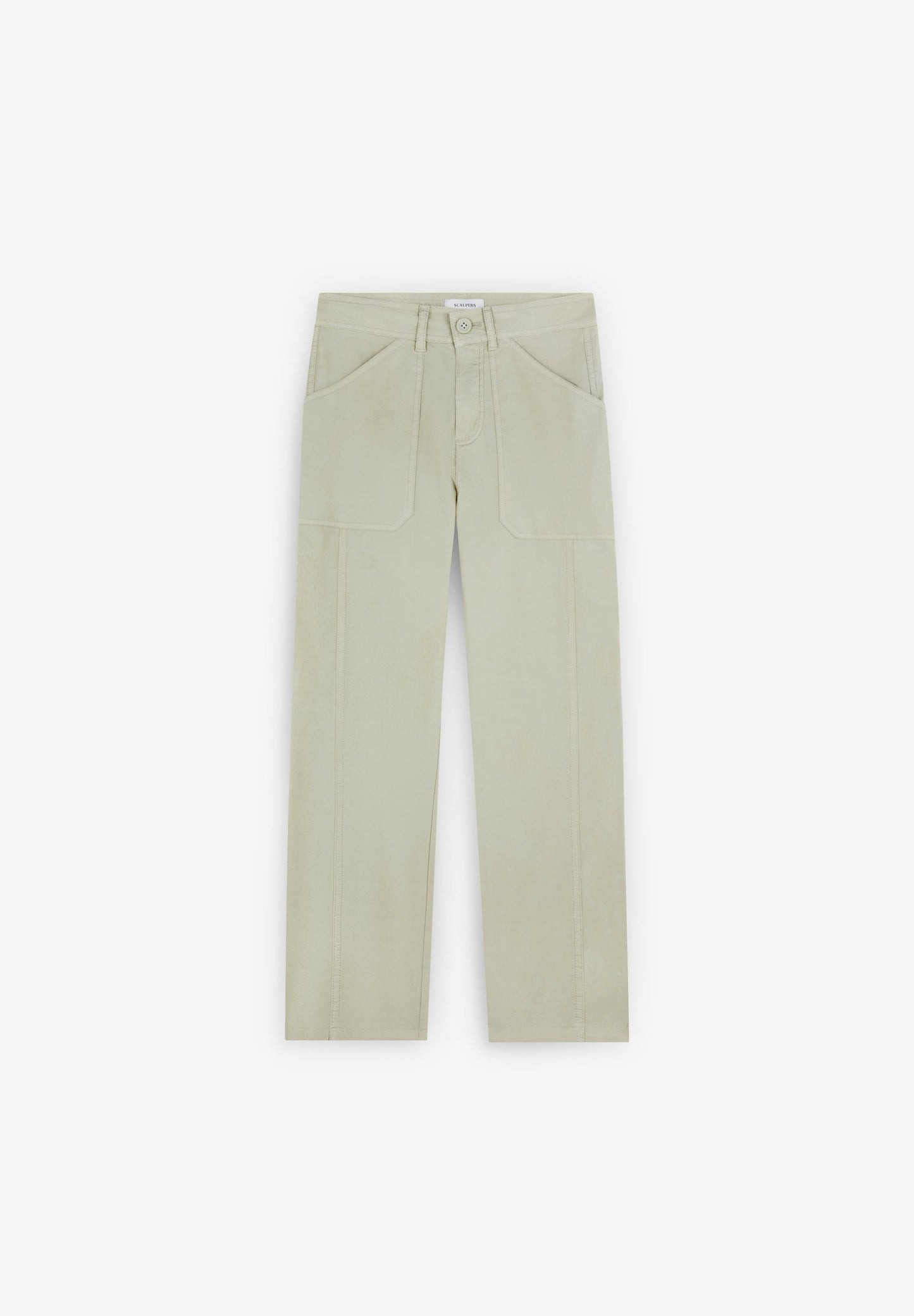 PANTALON LARGE CONTRASTANT