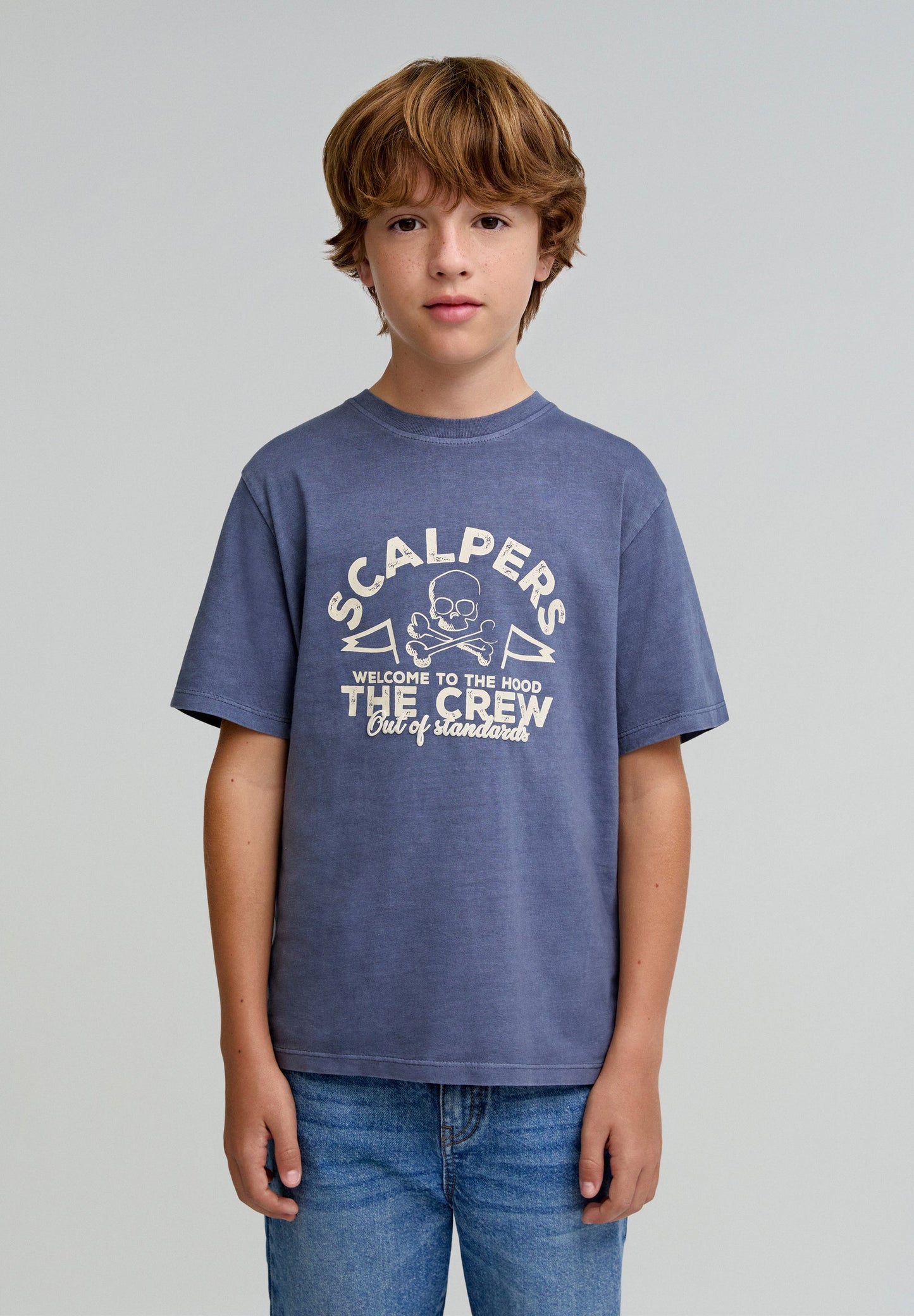 SKULL CREW TEE KIDS