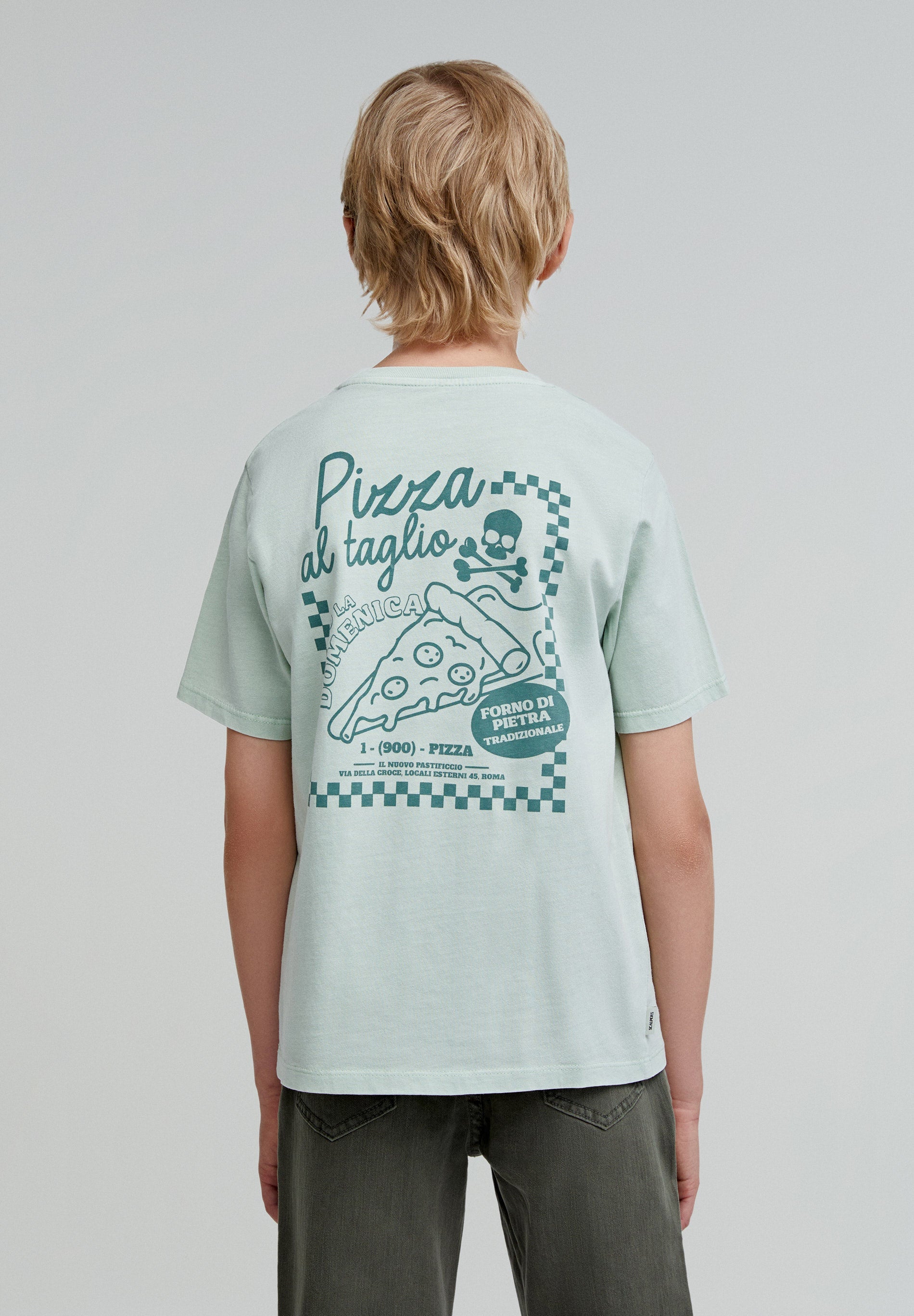 T-SHIRT MOTIF PIZZA