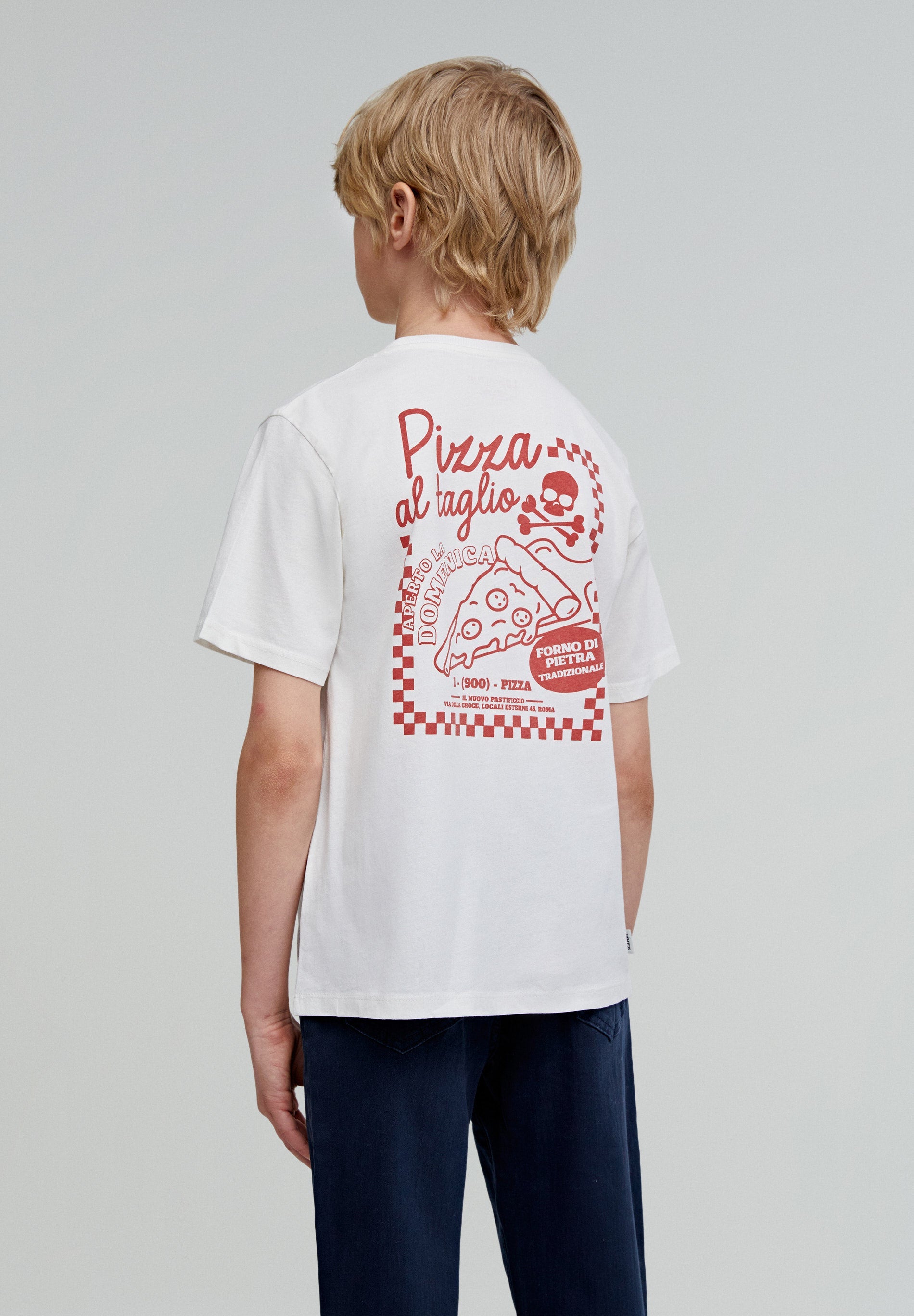 T-SHIRT MOTIF PIZZA