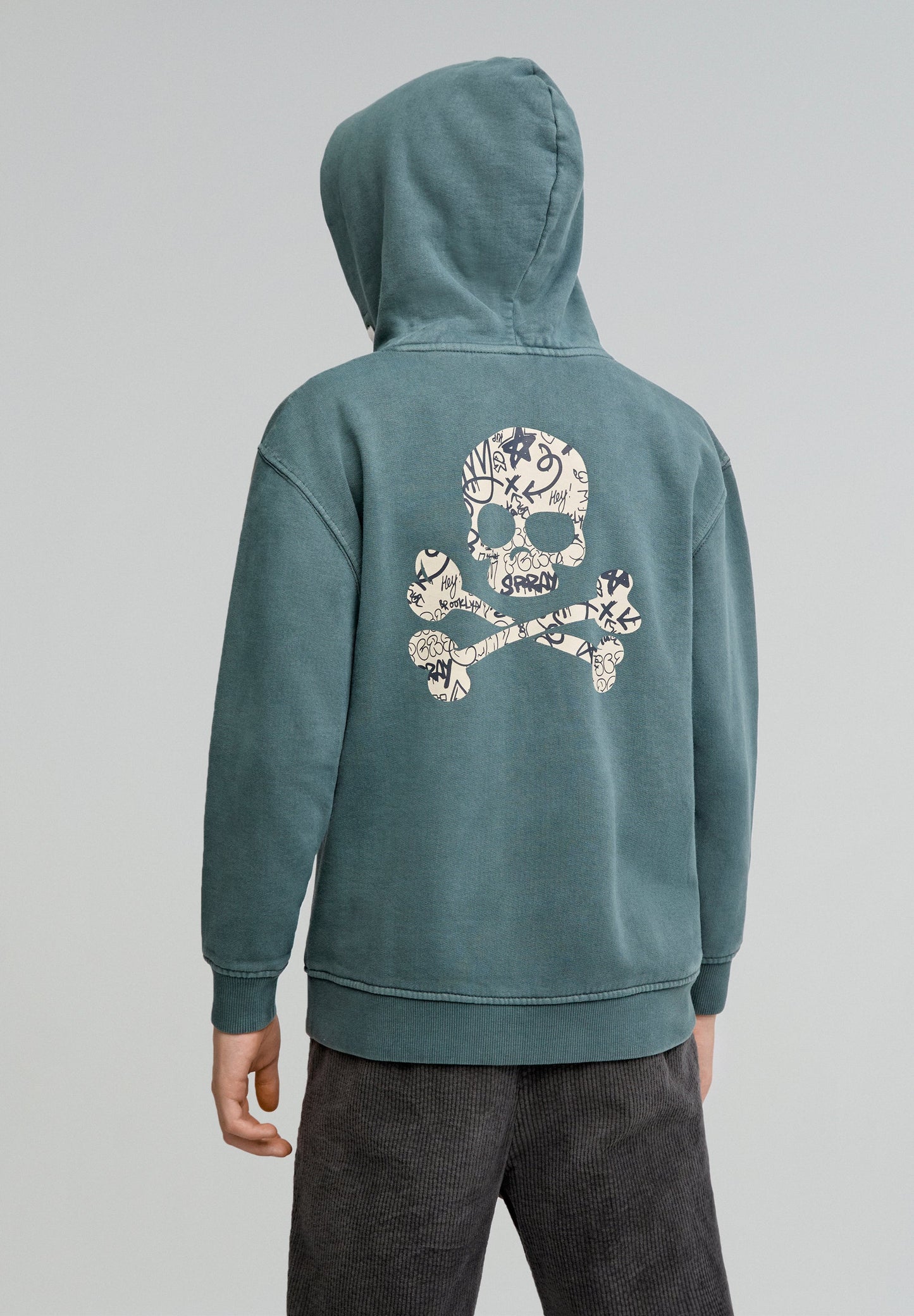 SPRAY SKULL HOODIE KIDS