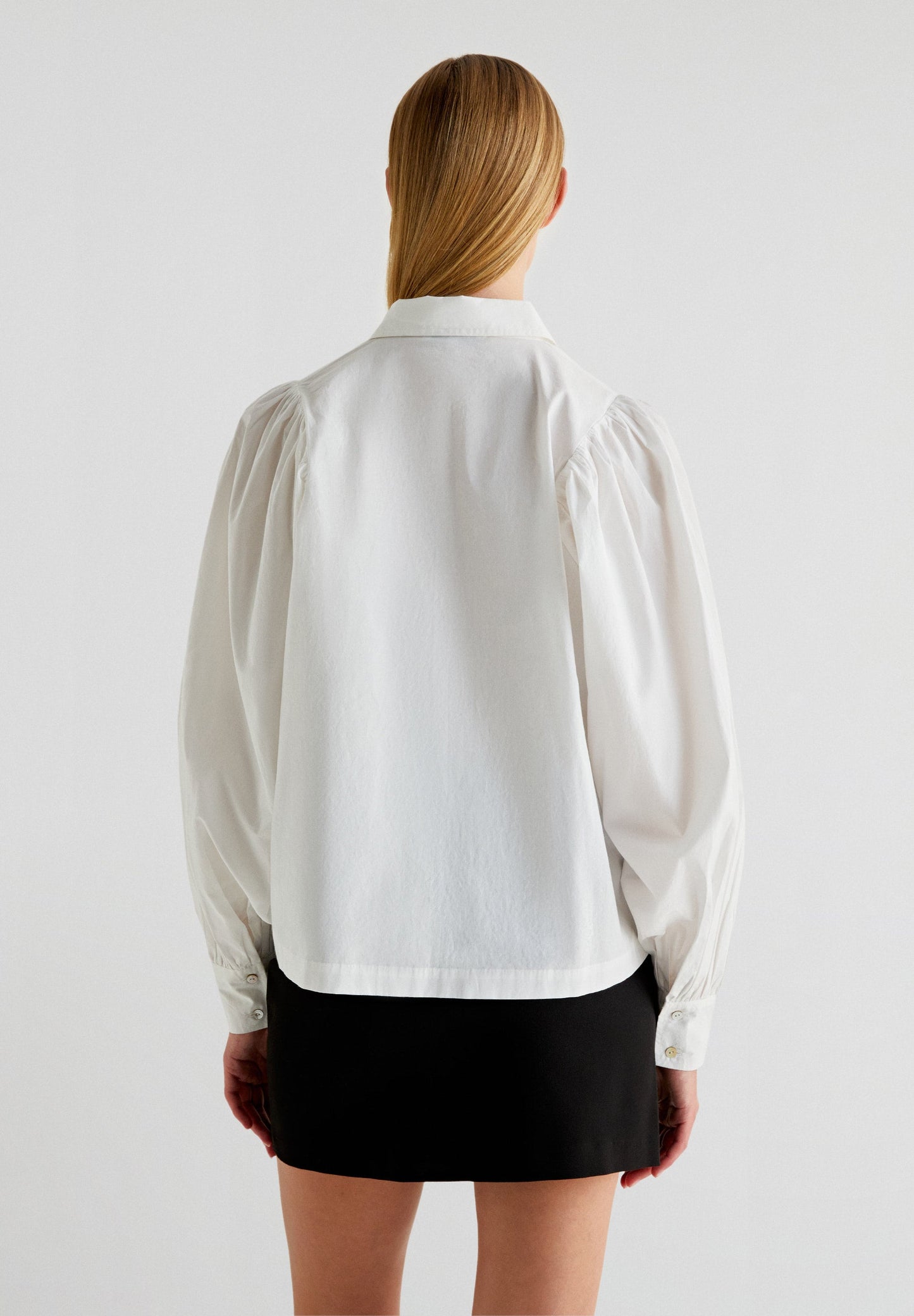 POPLIN PUFF SHIRT