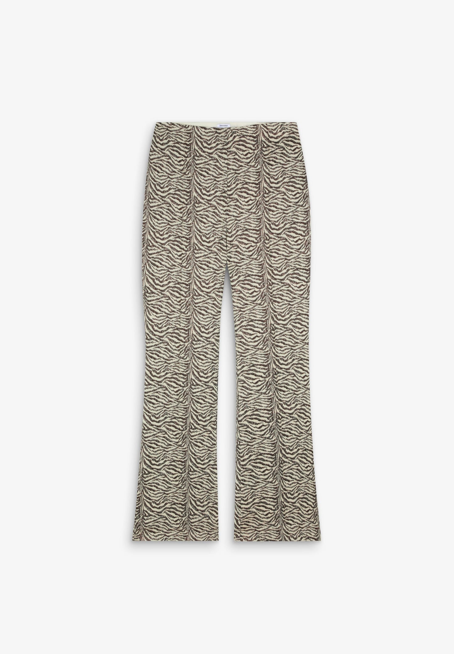 PANTALON ÉVASÉ IMPRIMÉ MOTIF ANIMAL