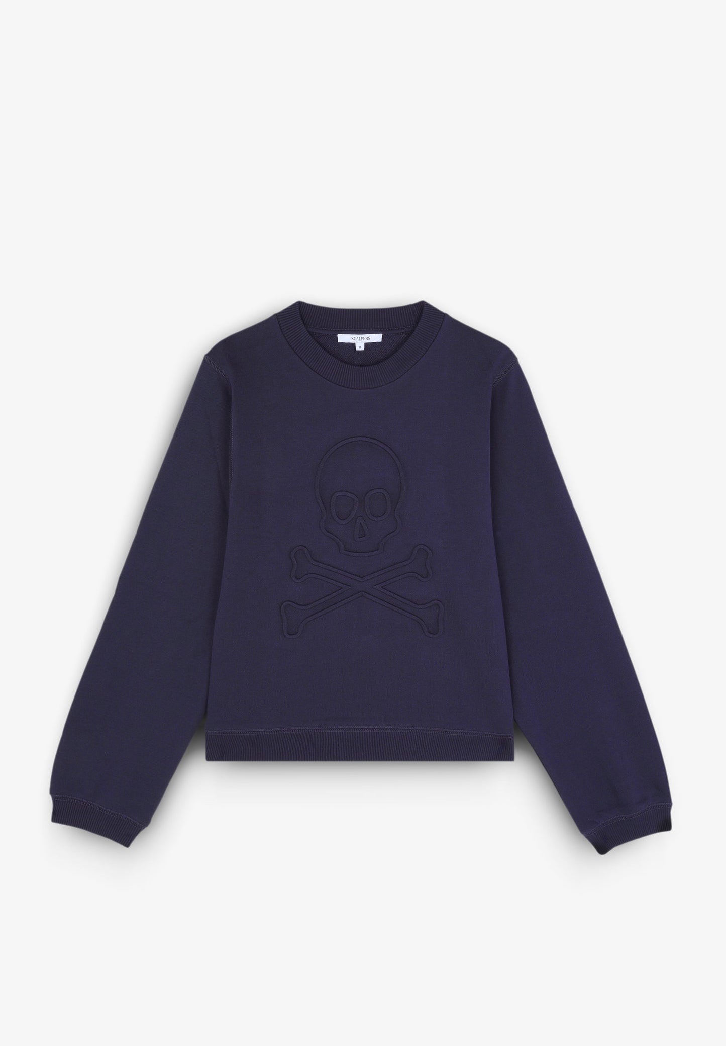 ENGRAVED SKULL SWEATER