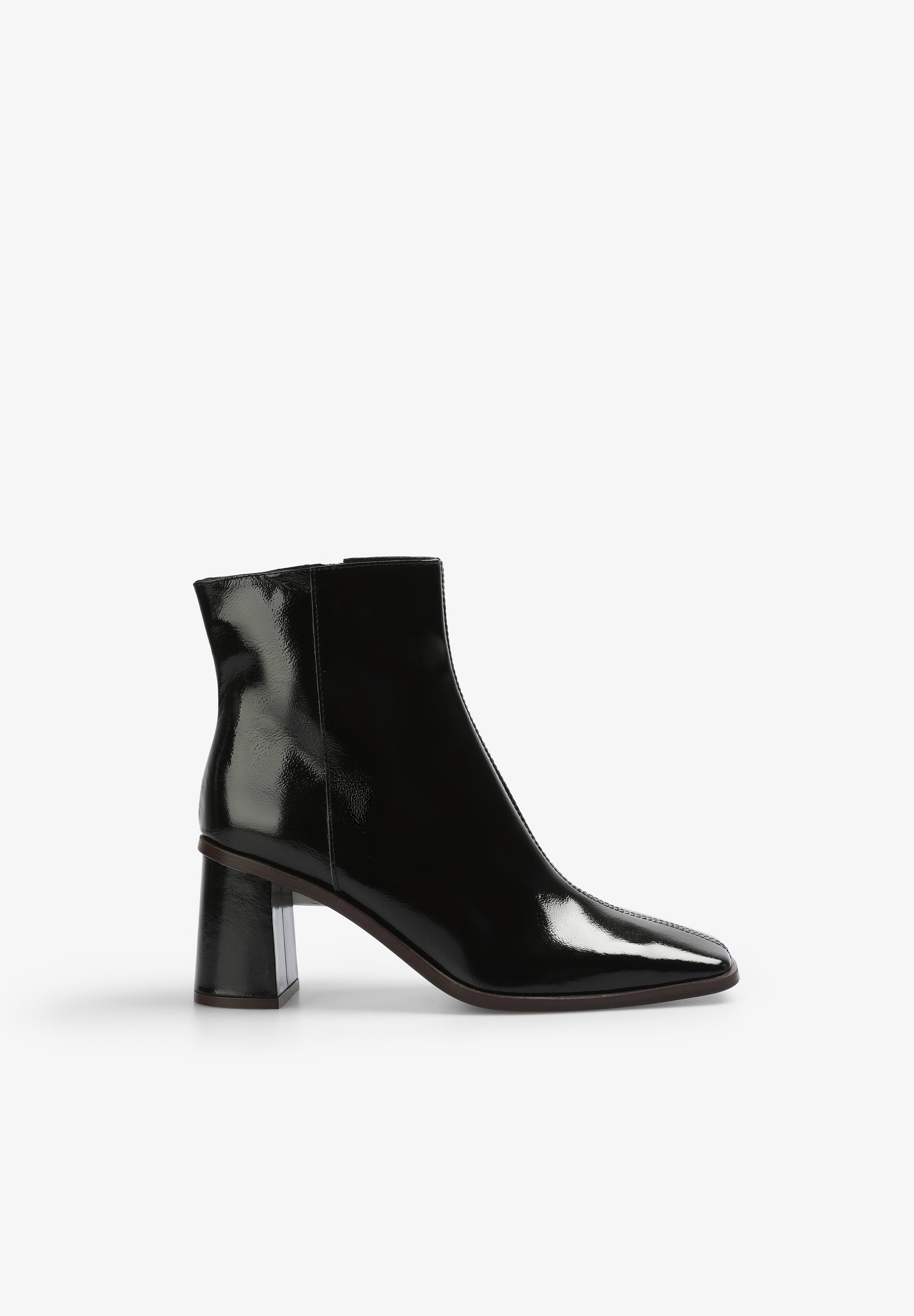 BOTTINES CUIR VERNIS