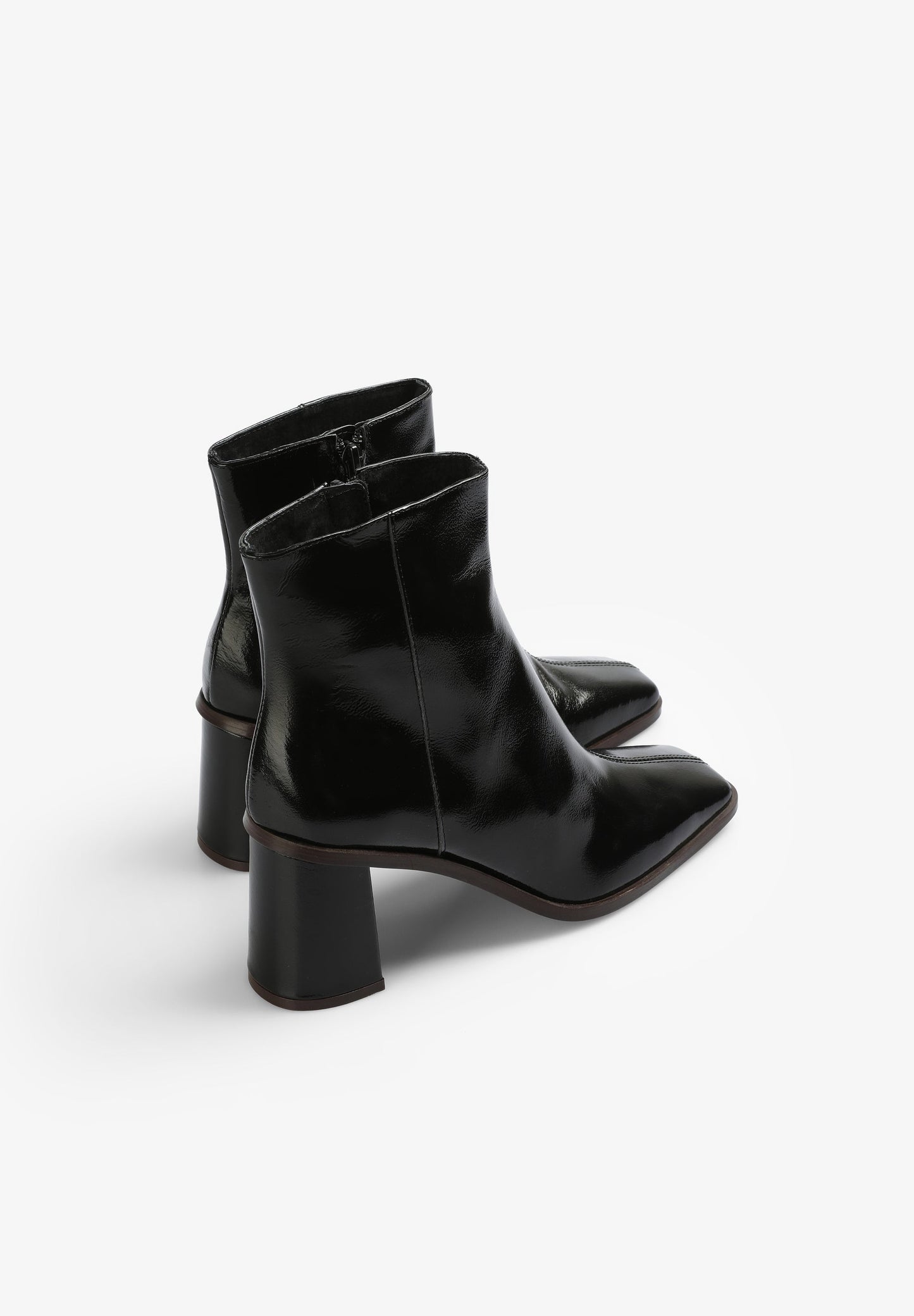 BOTTINES CUIR VERNIS