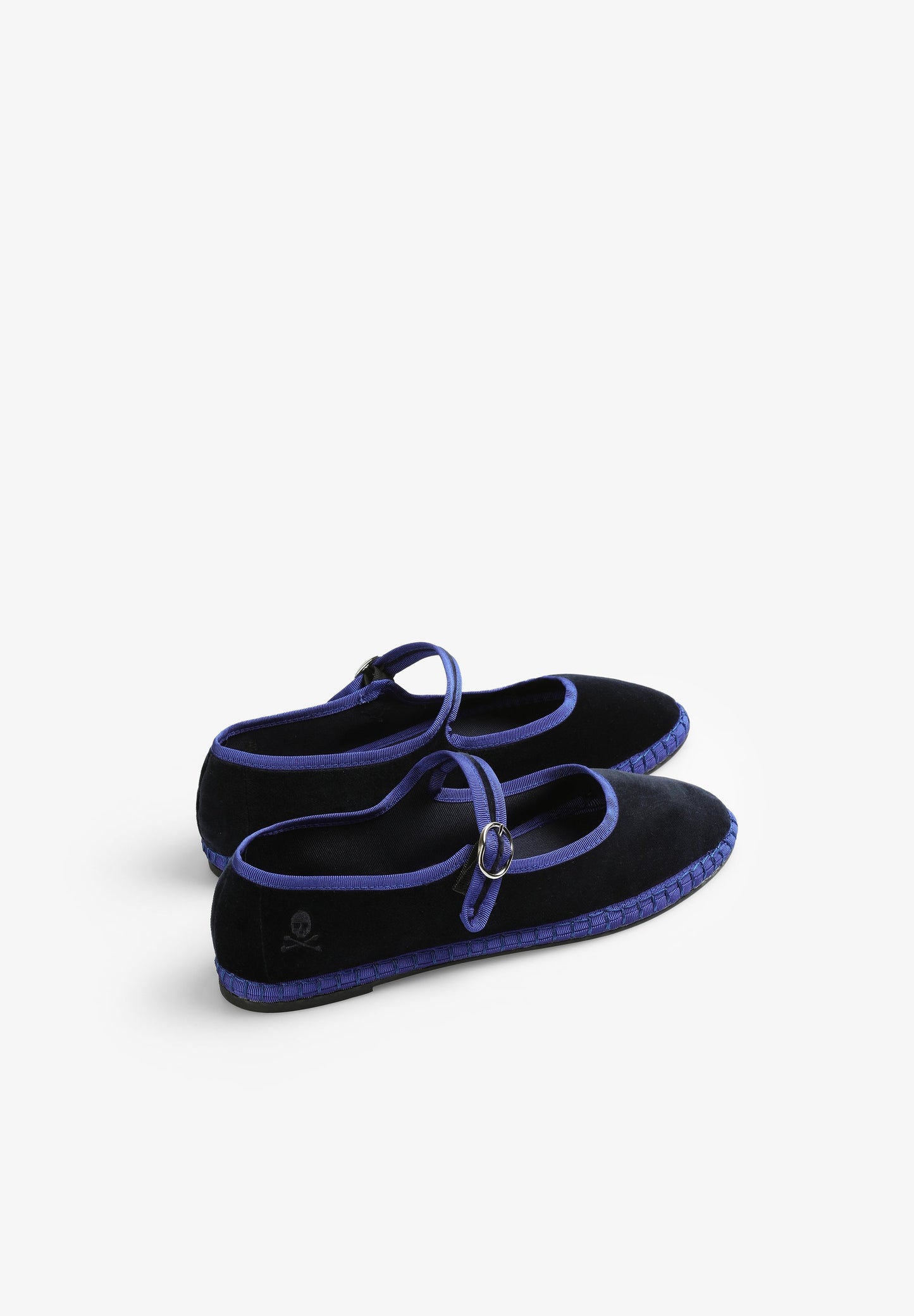 VELVET STRAP SLIPPER