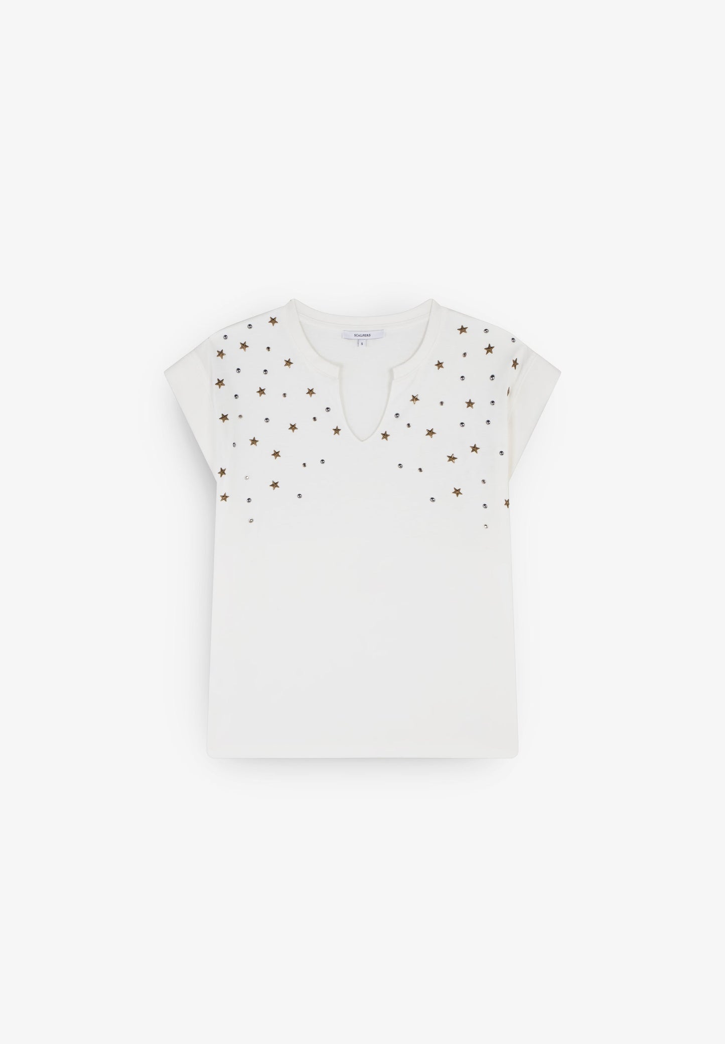 SHOULDER STUDS TEE