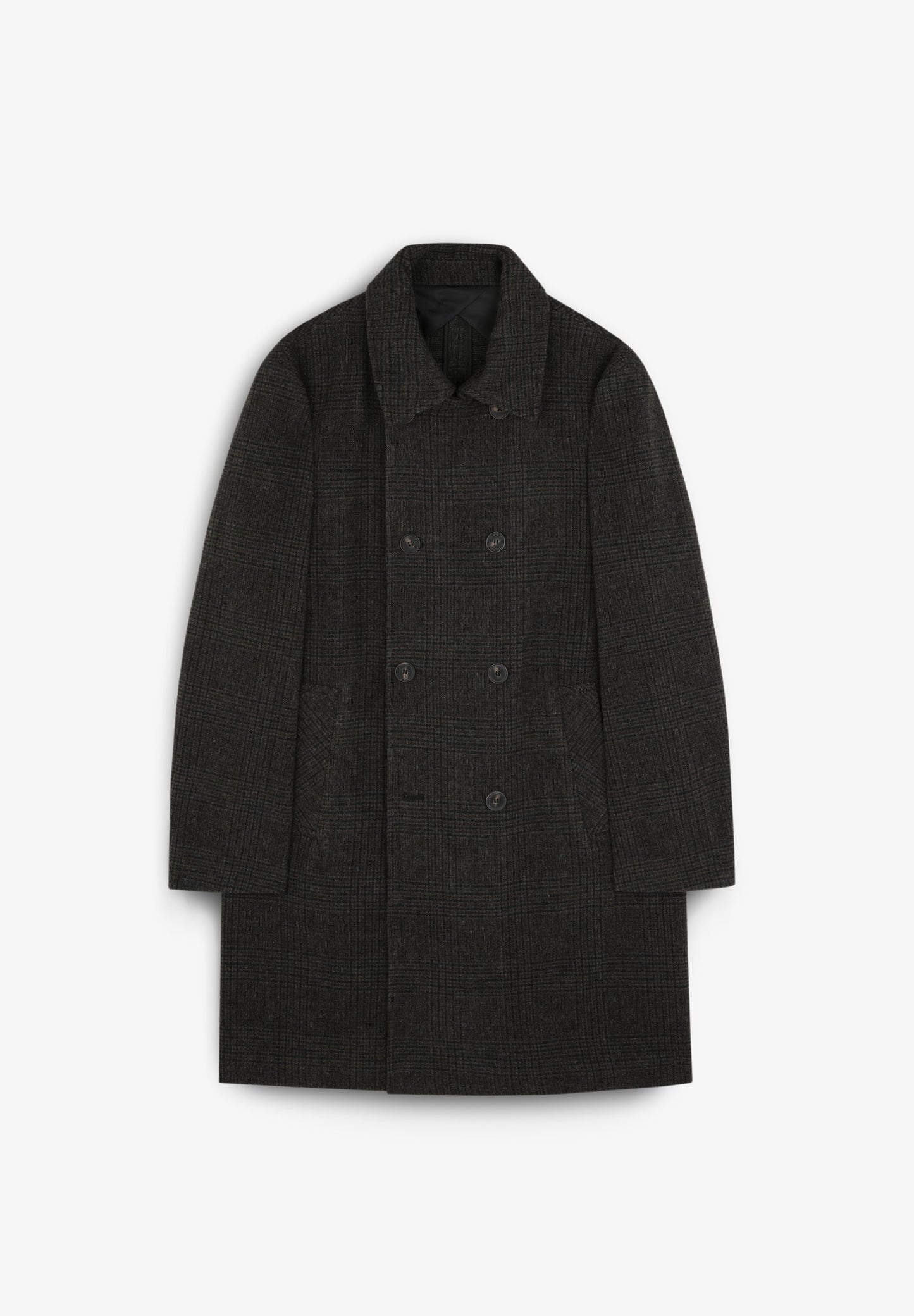 MANTEAU CARREAUX TISSU