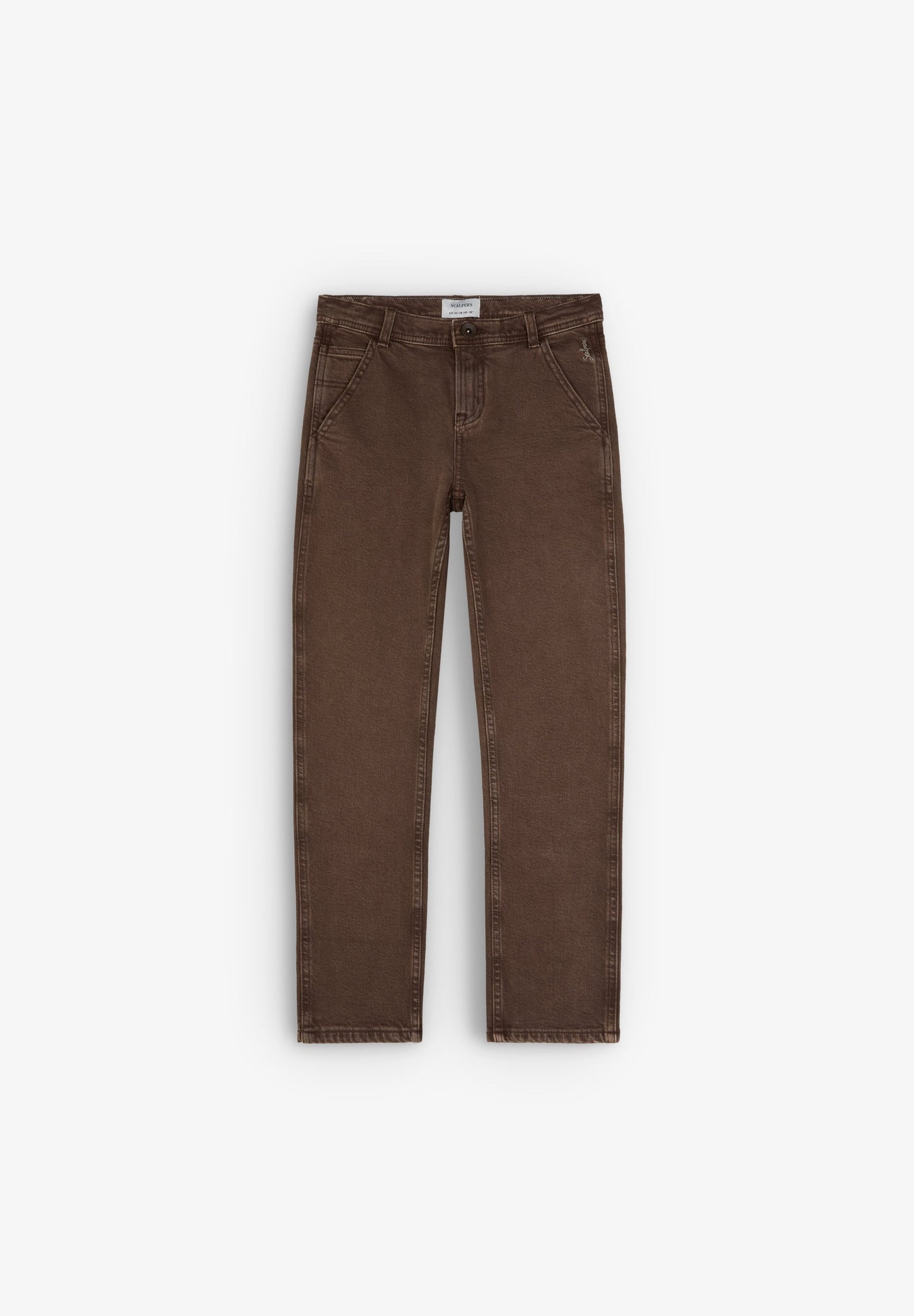 PANTALON DROIT DÉLAVÉ