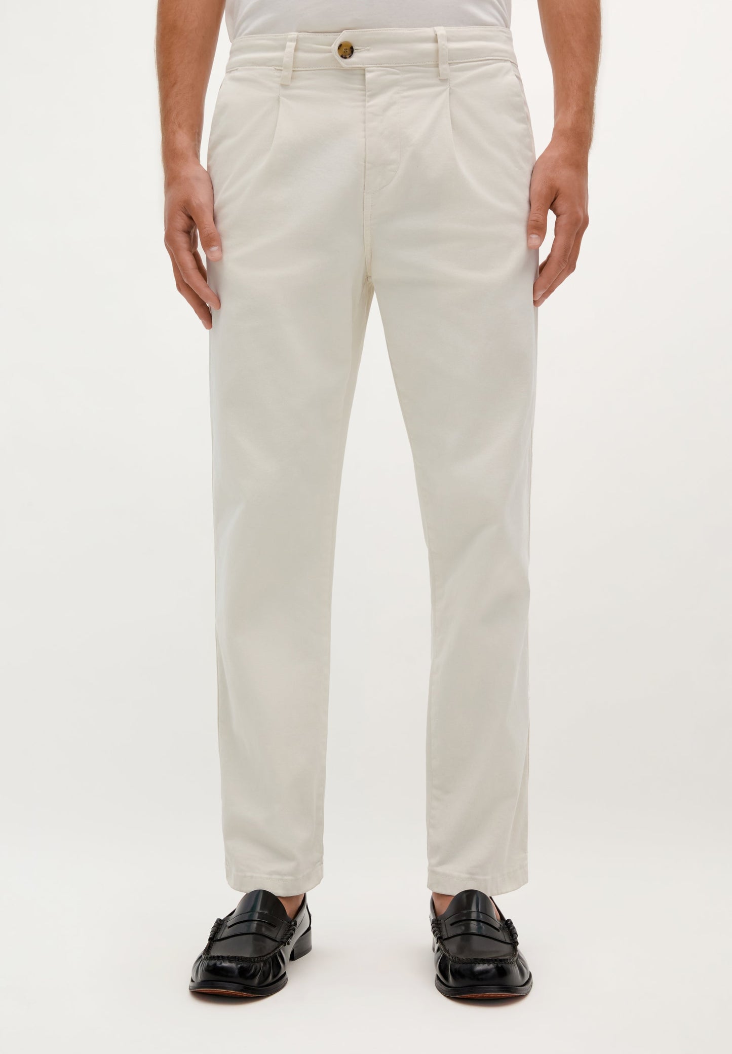 PANTALON CHINO PINCES RELAXED