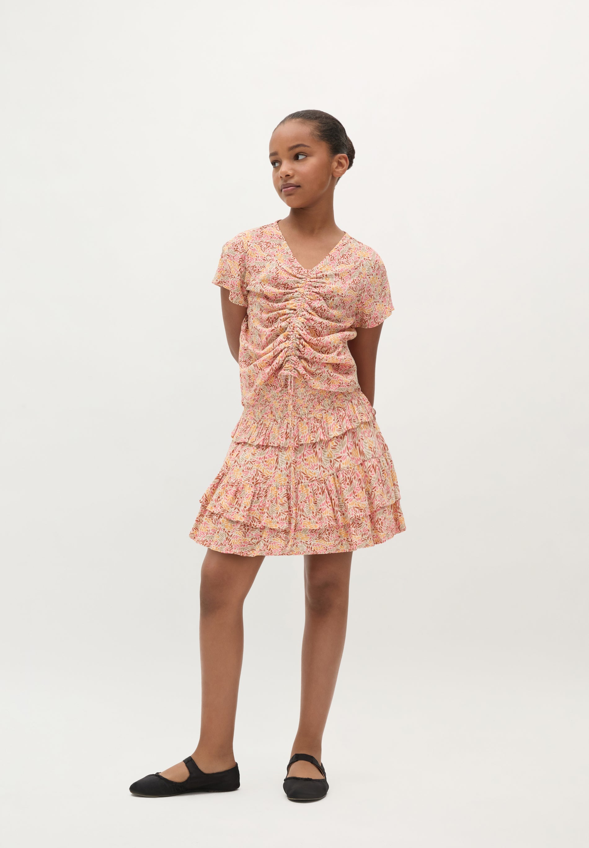 SCFLORAL SKIRT GIRLS