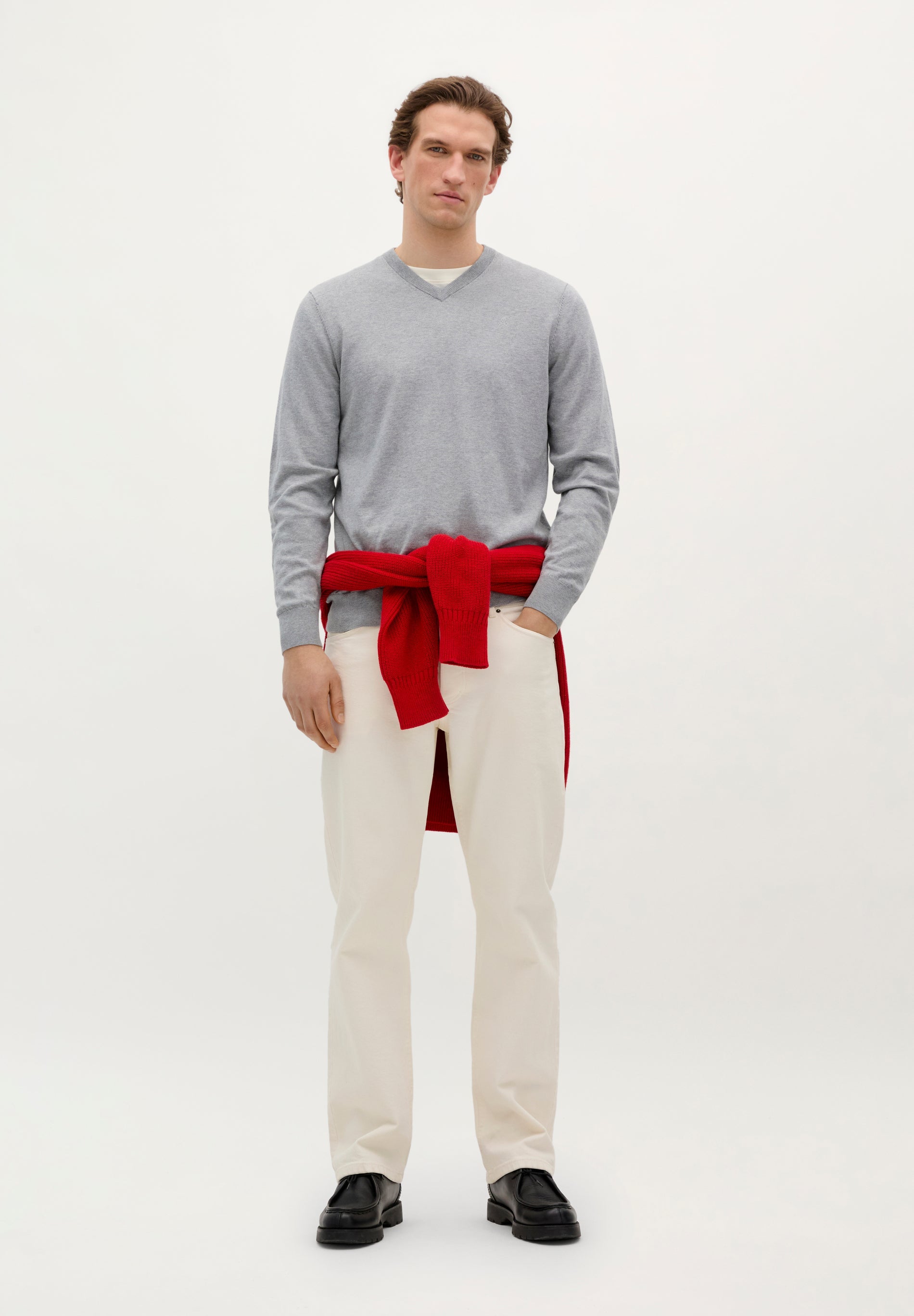 SCSKULL V NECK TRICOT