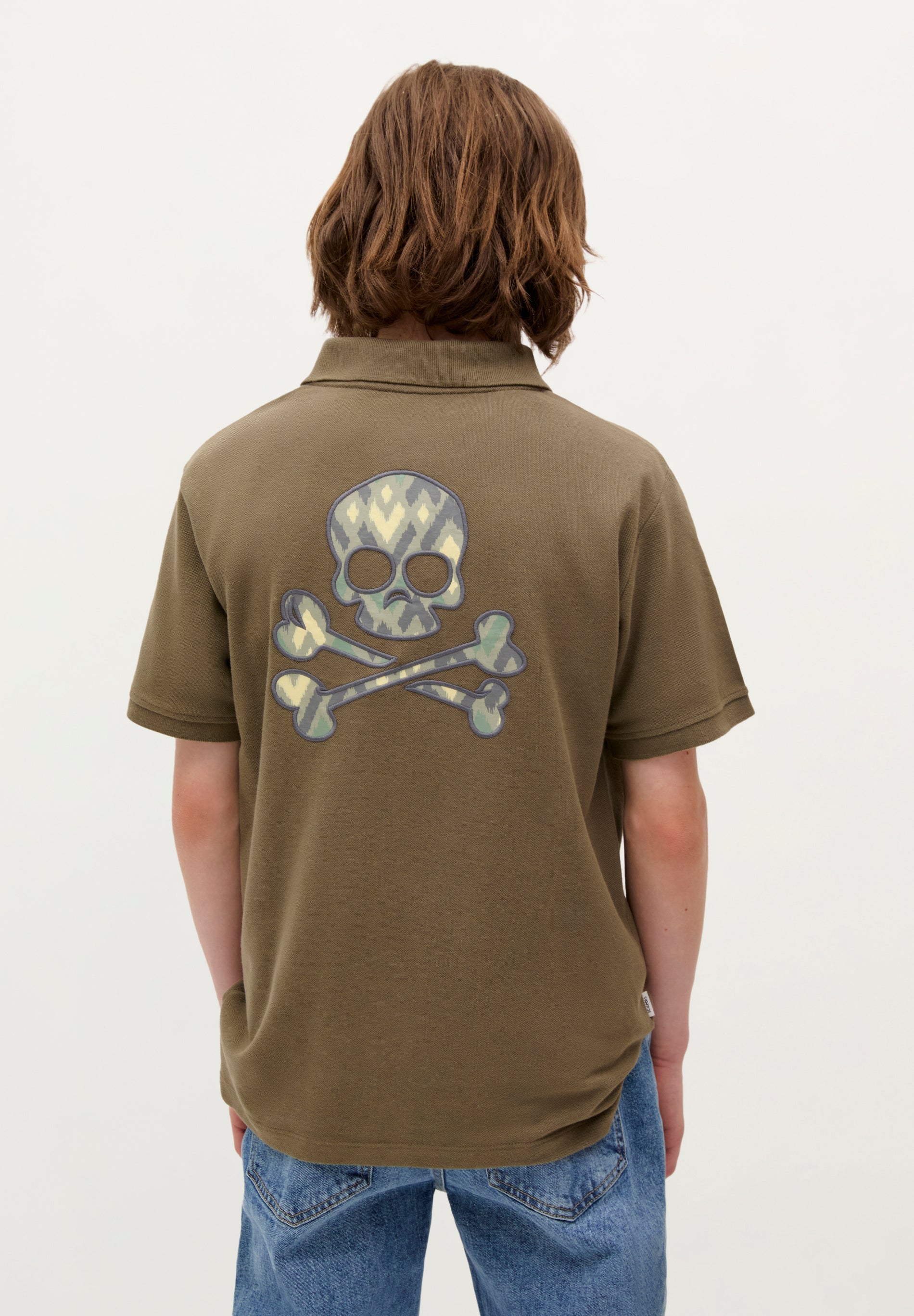 SCBACK SKULL POLO KIDS