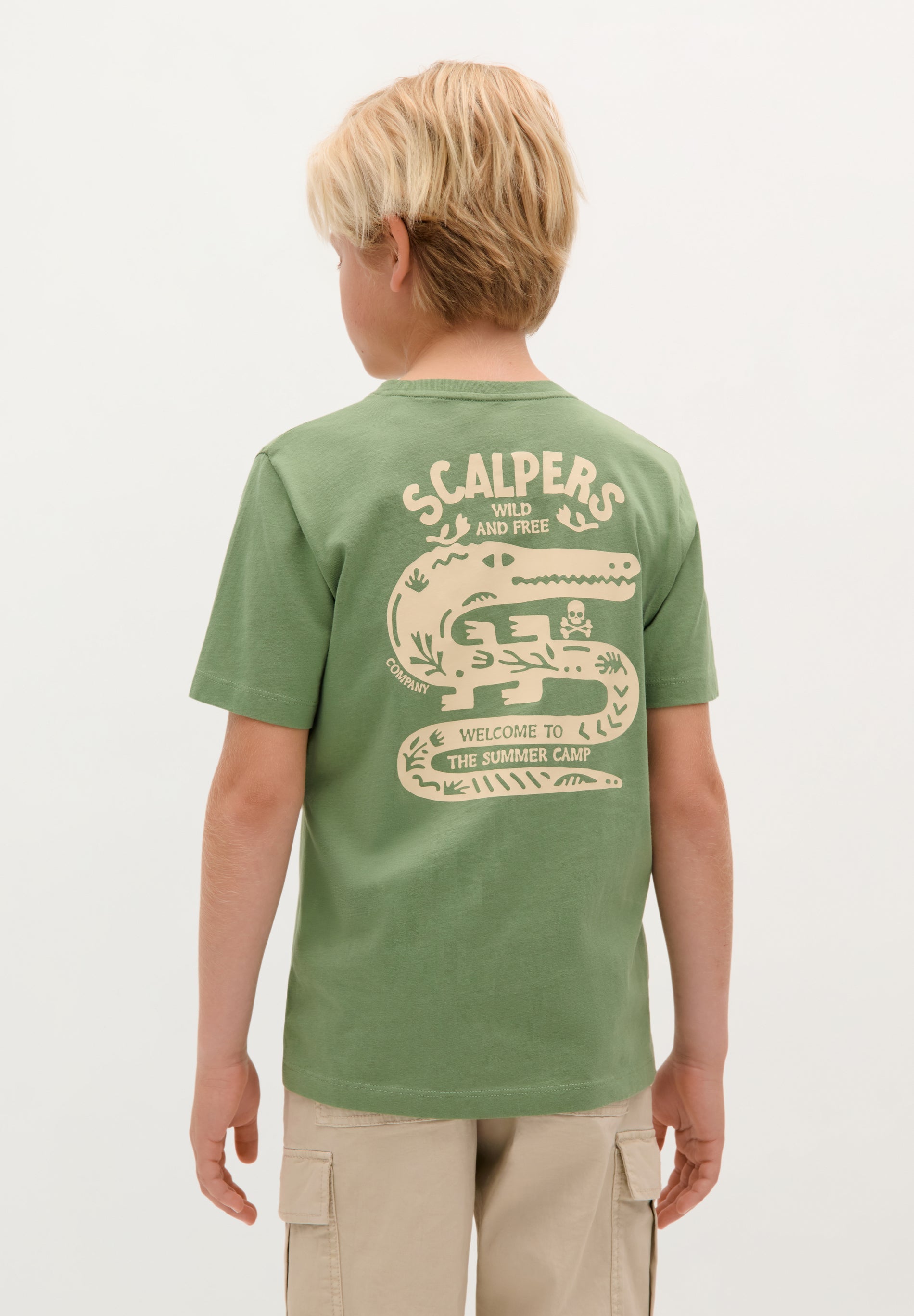 T-SHIRT IMPRIMÉ CROCO