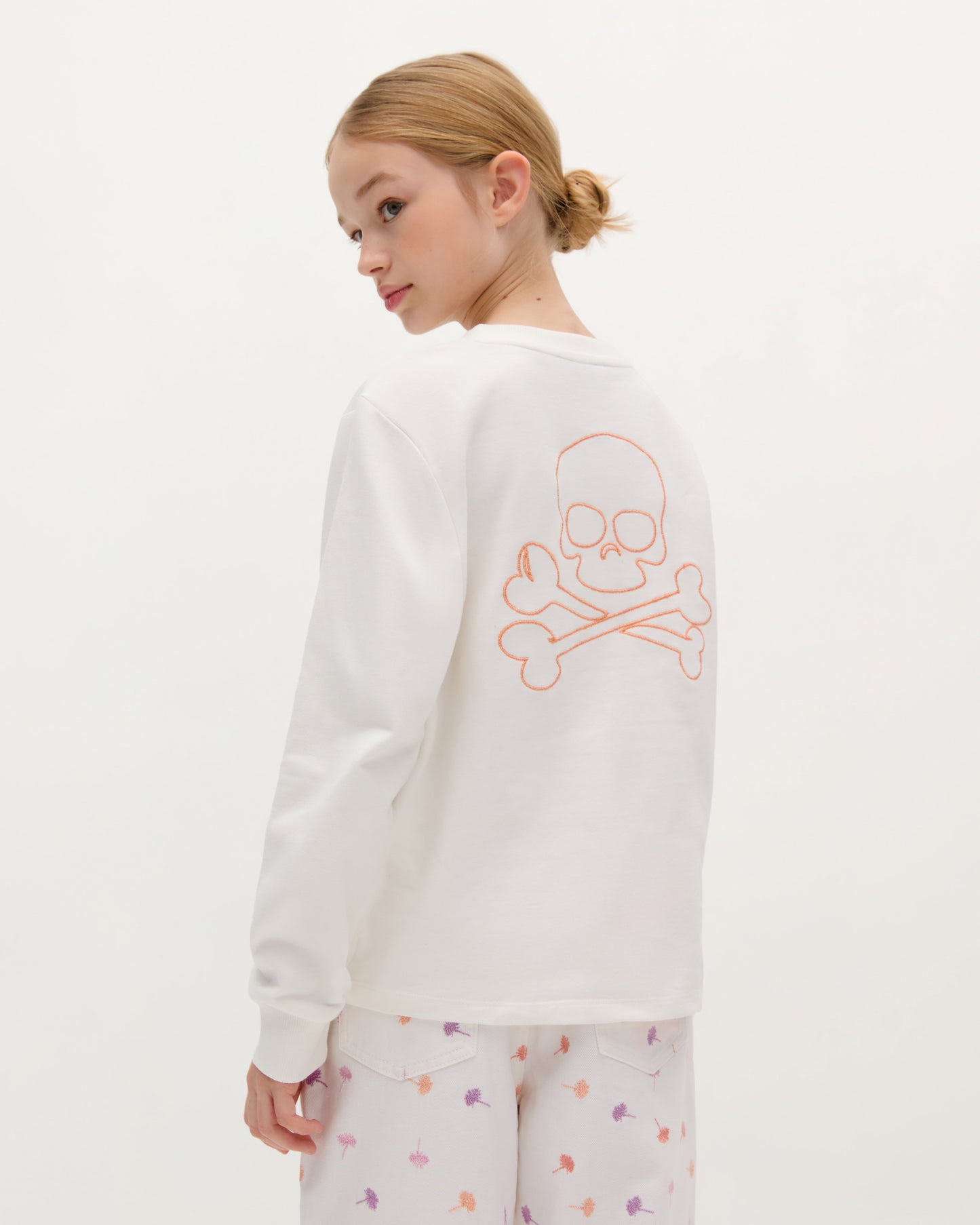 SWEAT FRONCÉ SKULL DOS