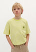 T-SHIRT RAYURES POCHE POITRINE