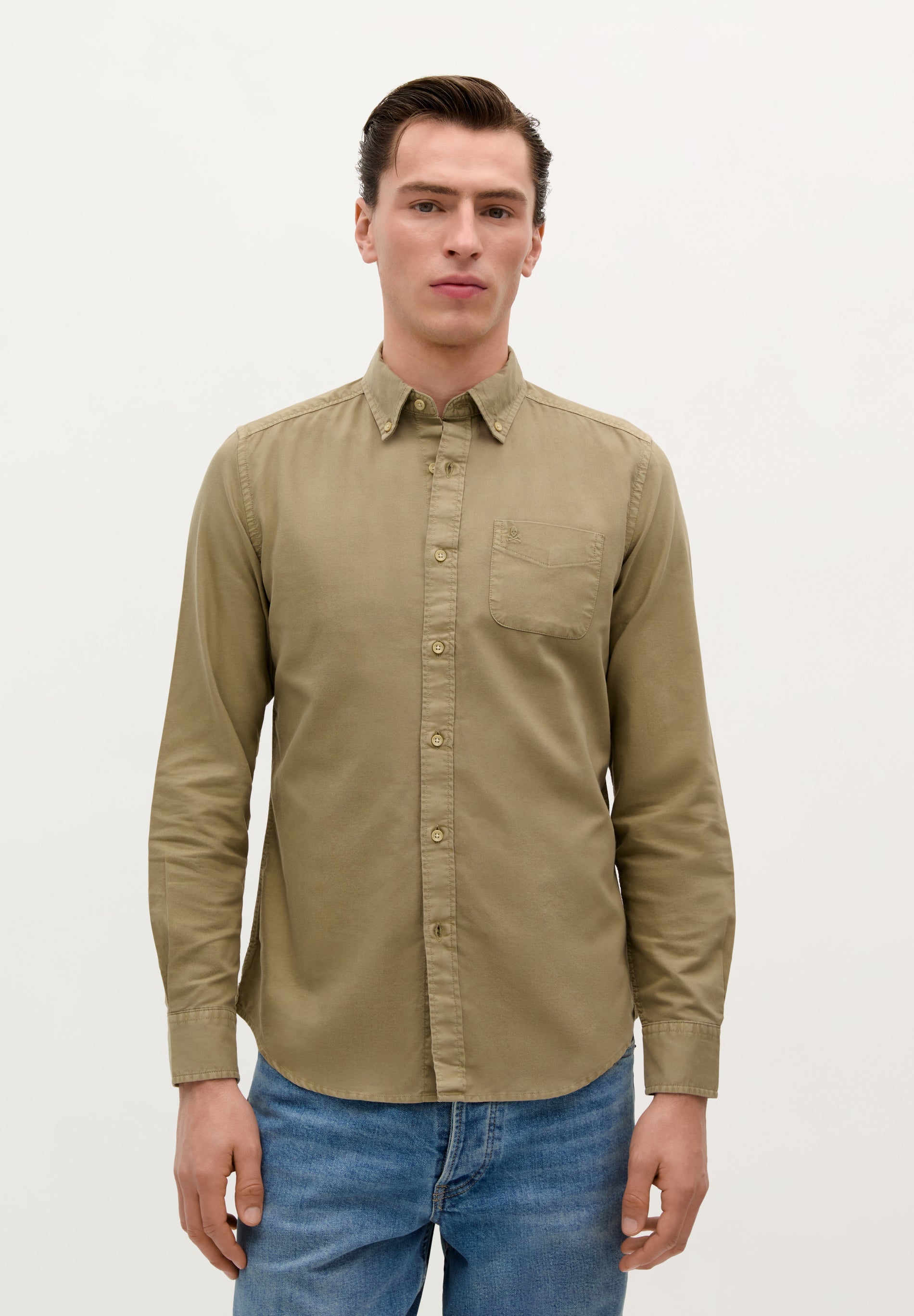 CHEMISE SKULL COL BOUTONS