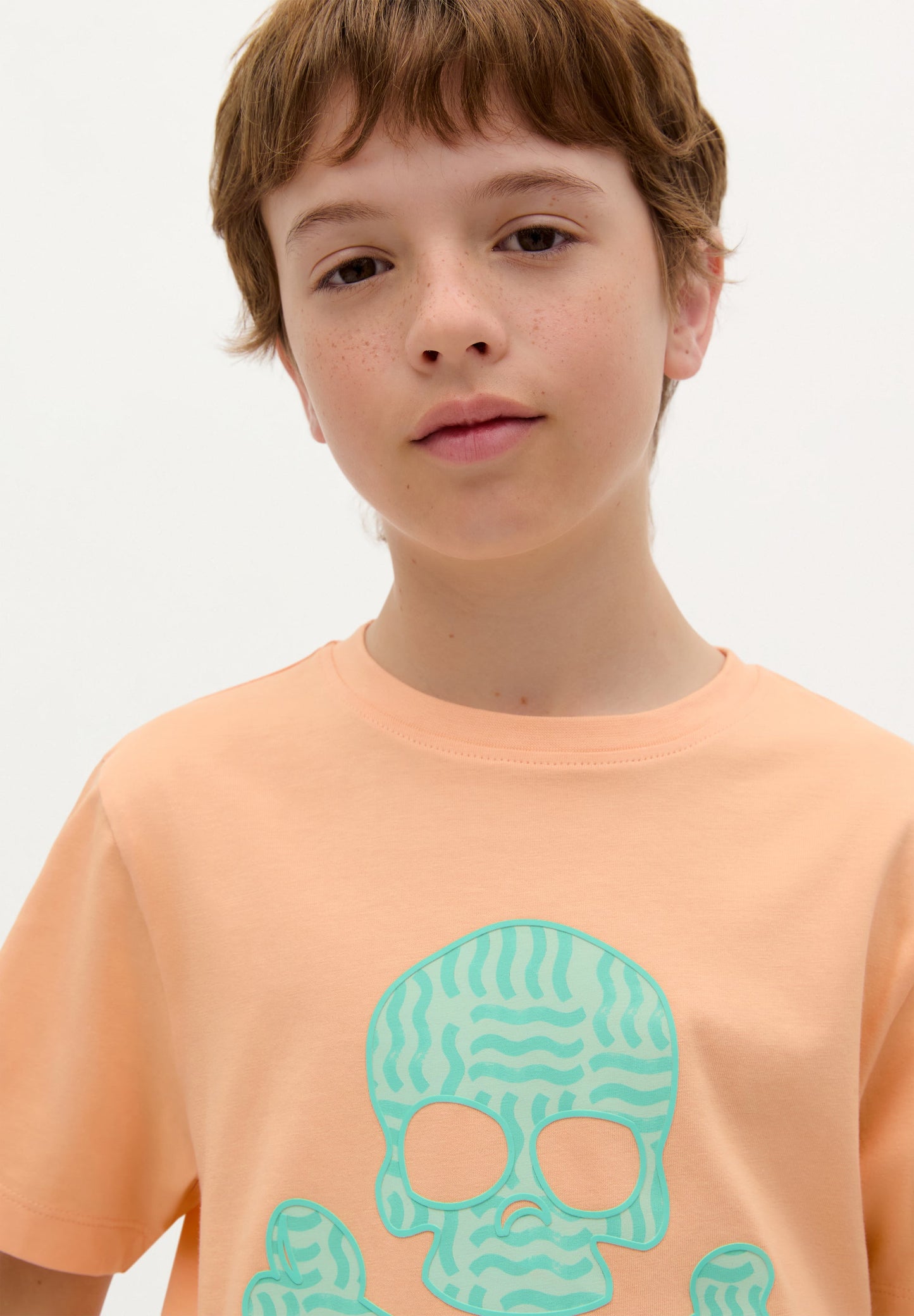 SCWAVES SKULL TEE KIDS