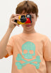 SCWAVES SKULL TEE KIDS