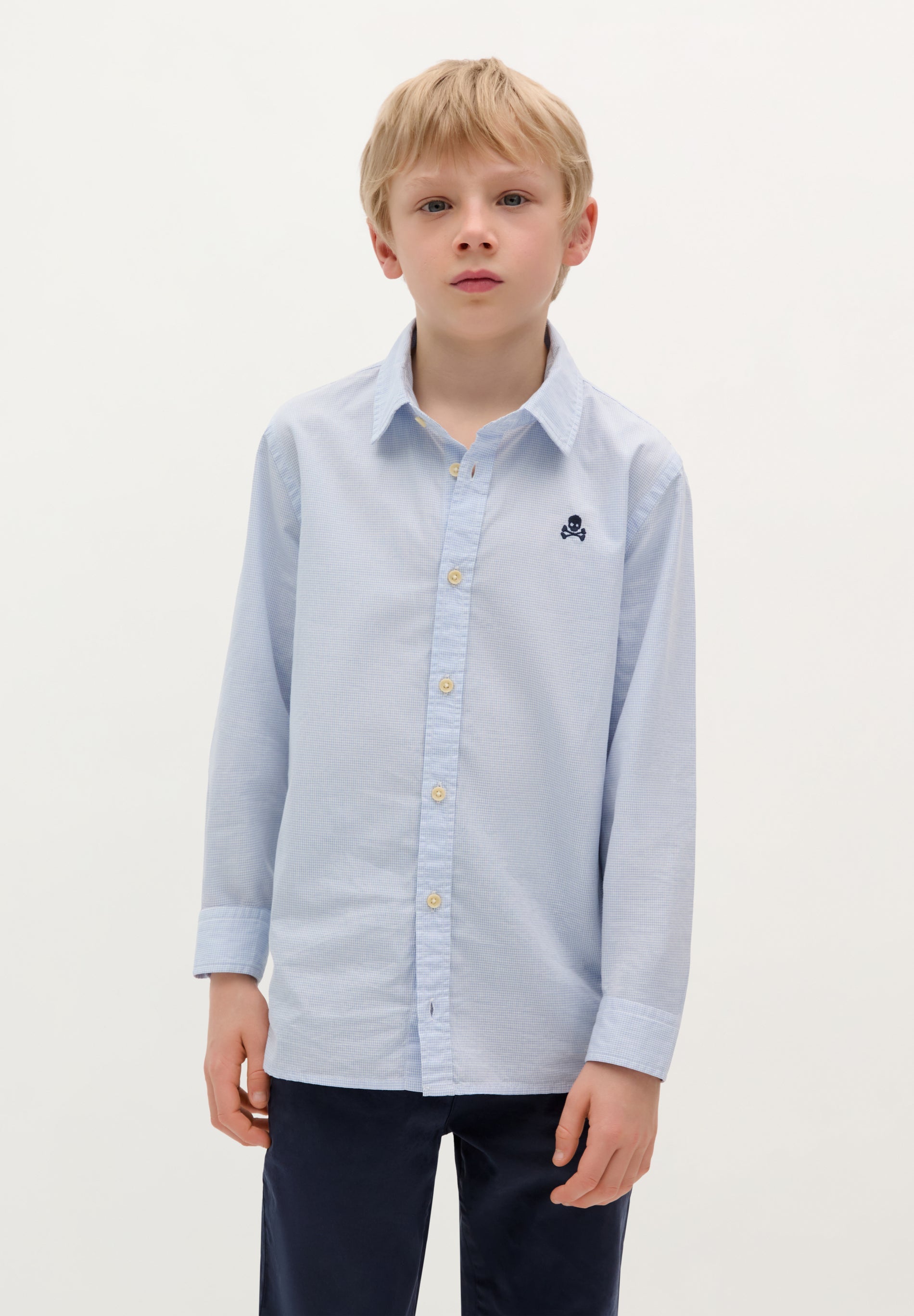CHEMISE À CARREAUX SKULL