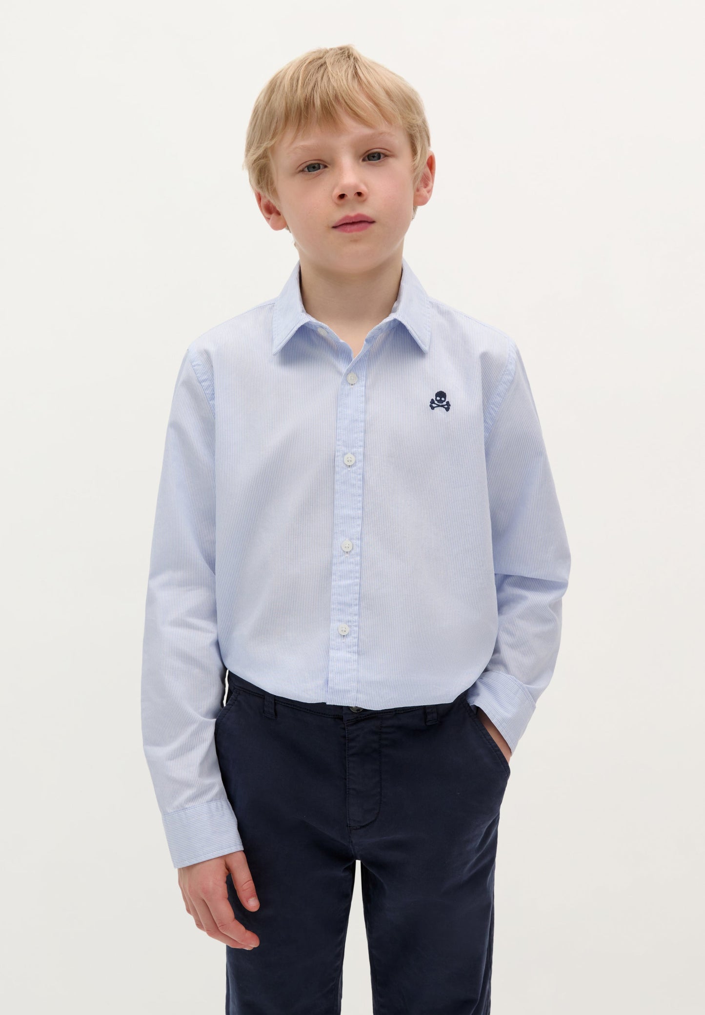 CHEMISE RAYURES LOGO