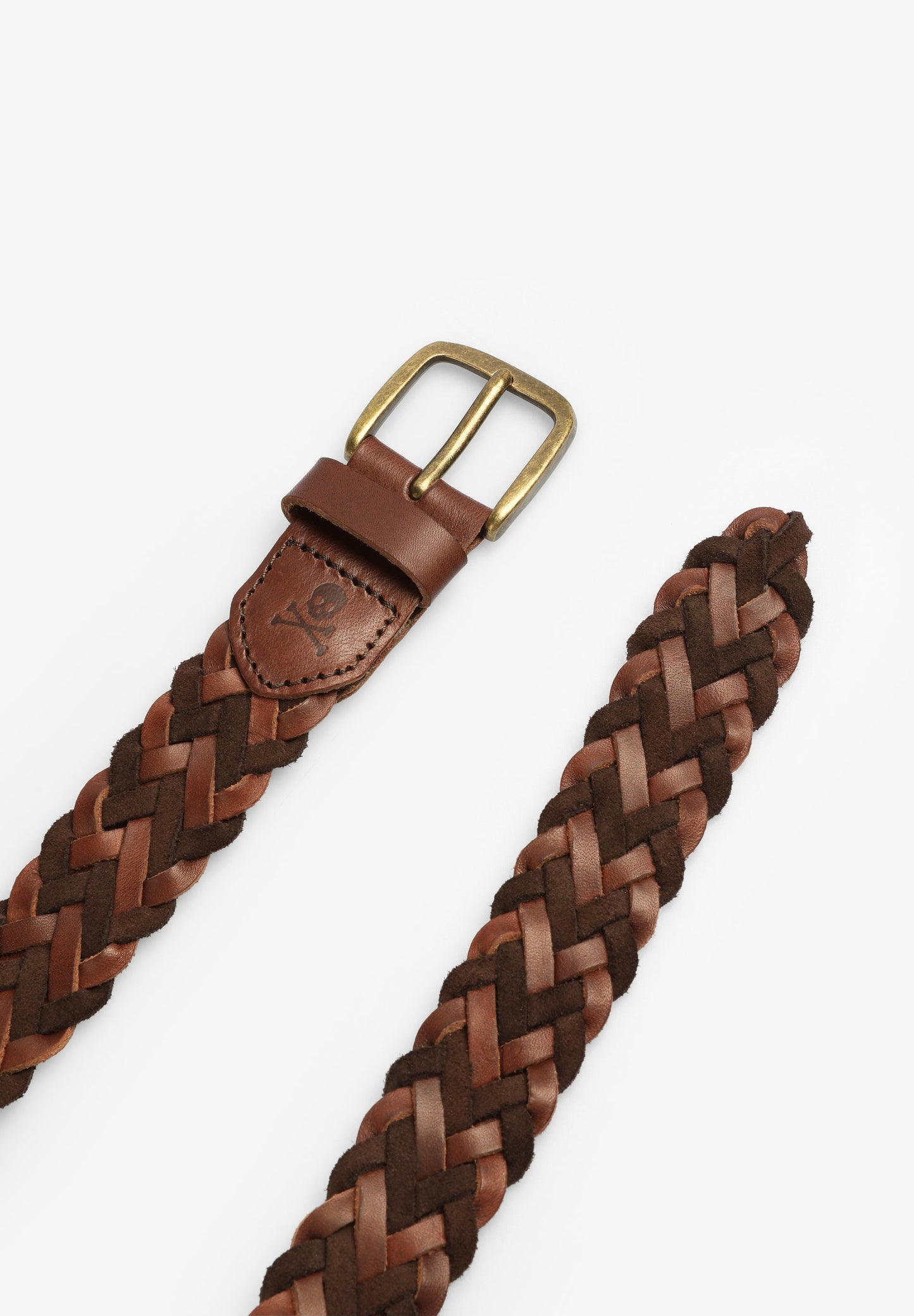 BRAIDED LEATHER BELT