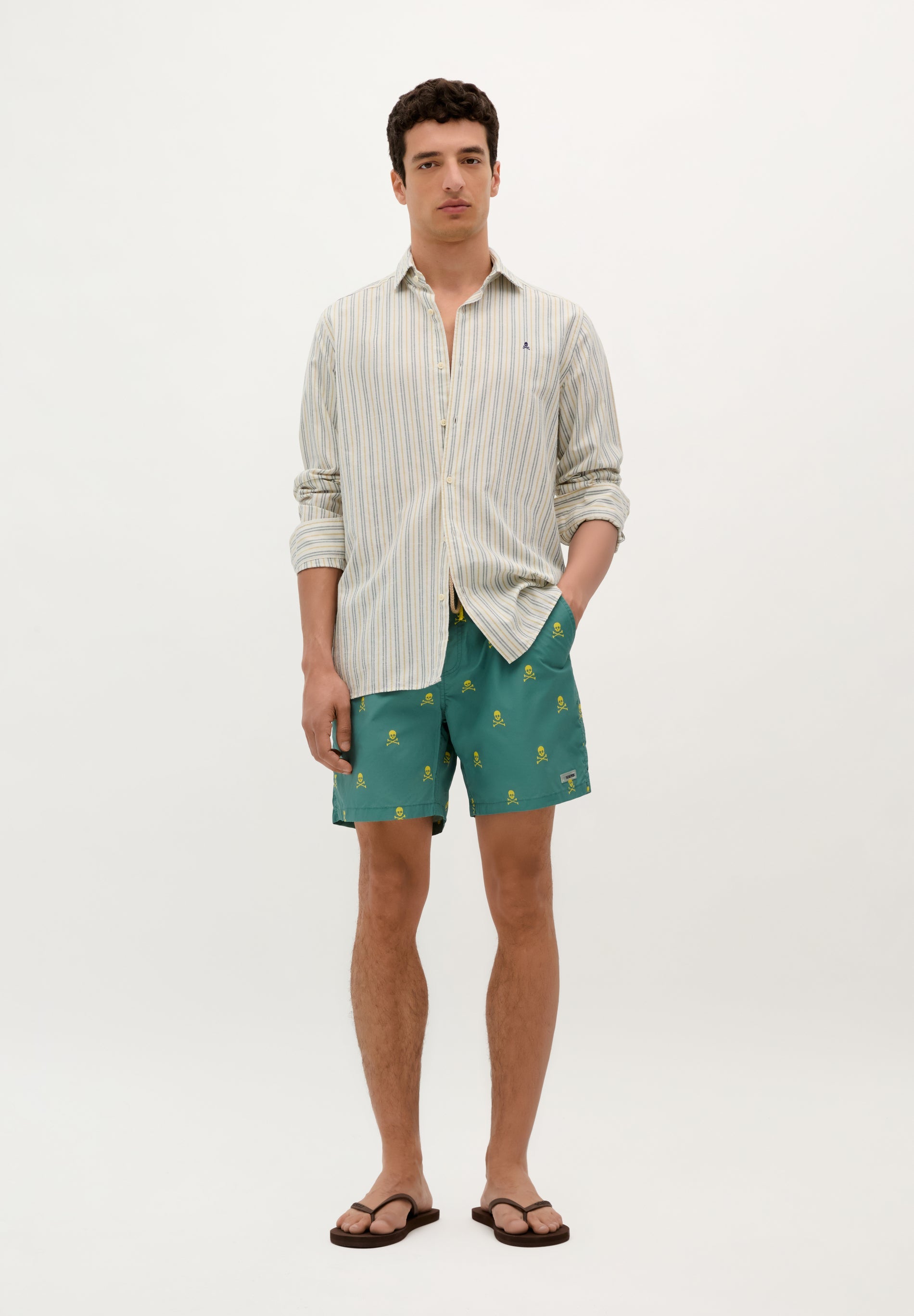 MAILLOT DE BAIN IMPRIMÉ SKULL