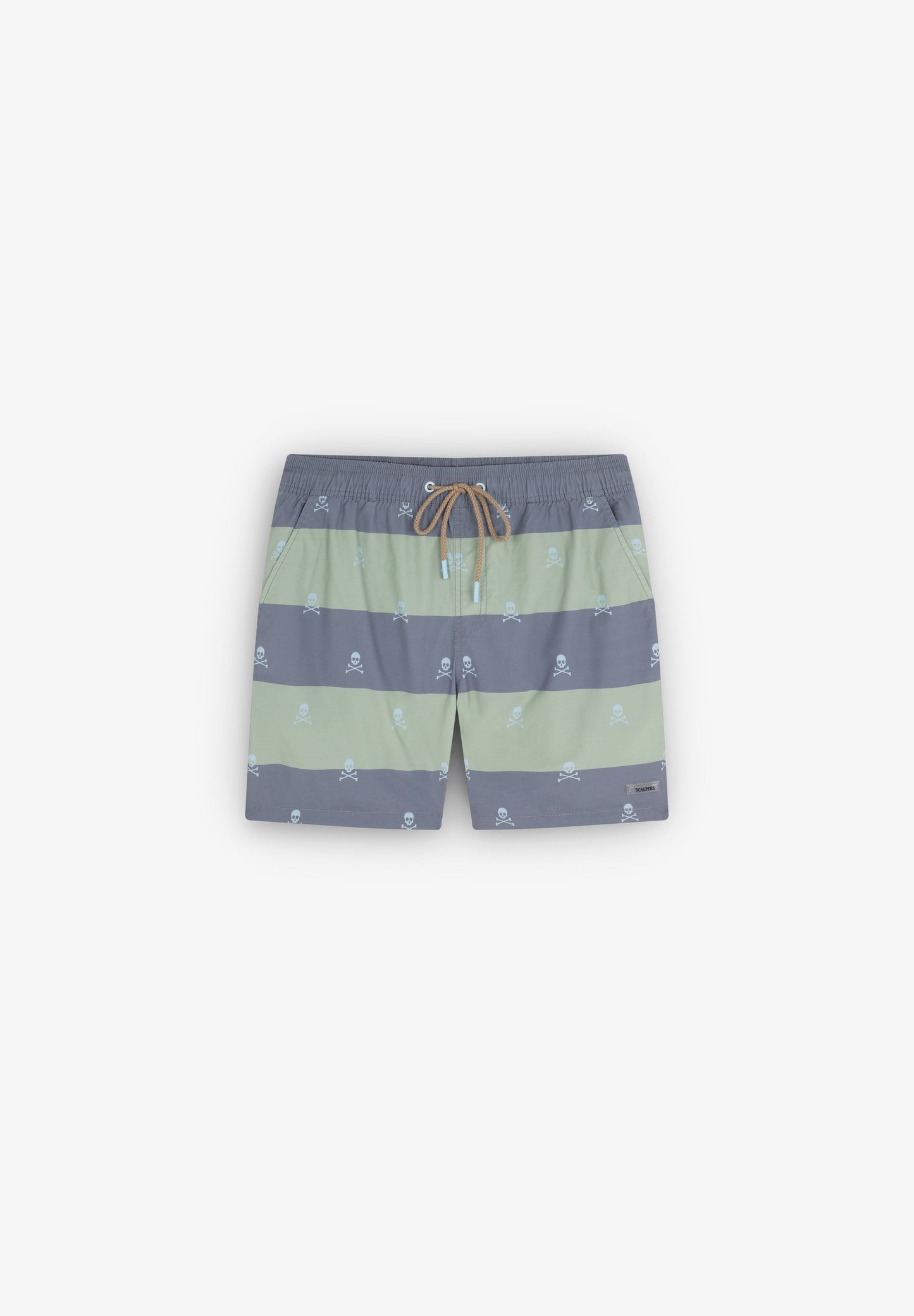 SCSKULL STRIPES SWIMSUIT