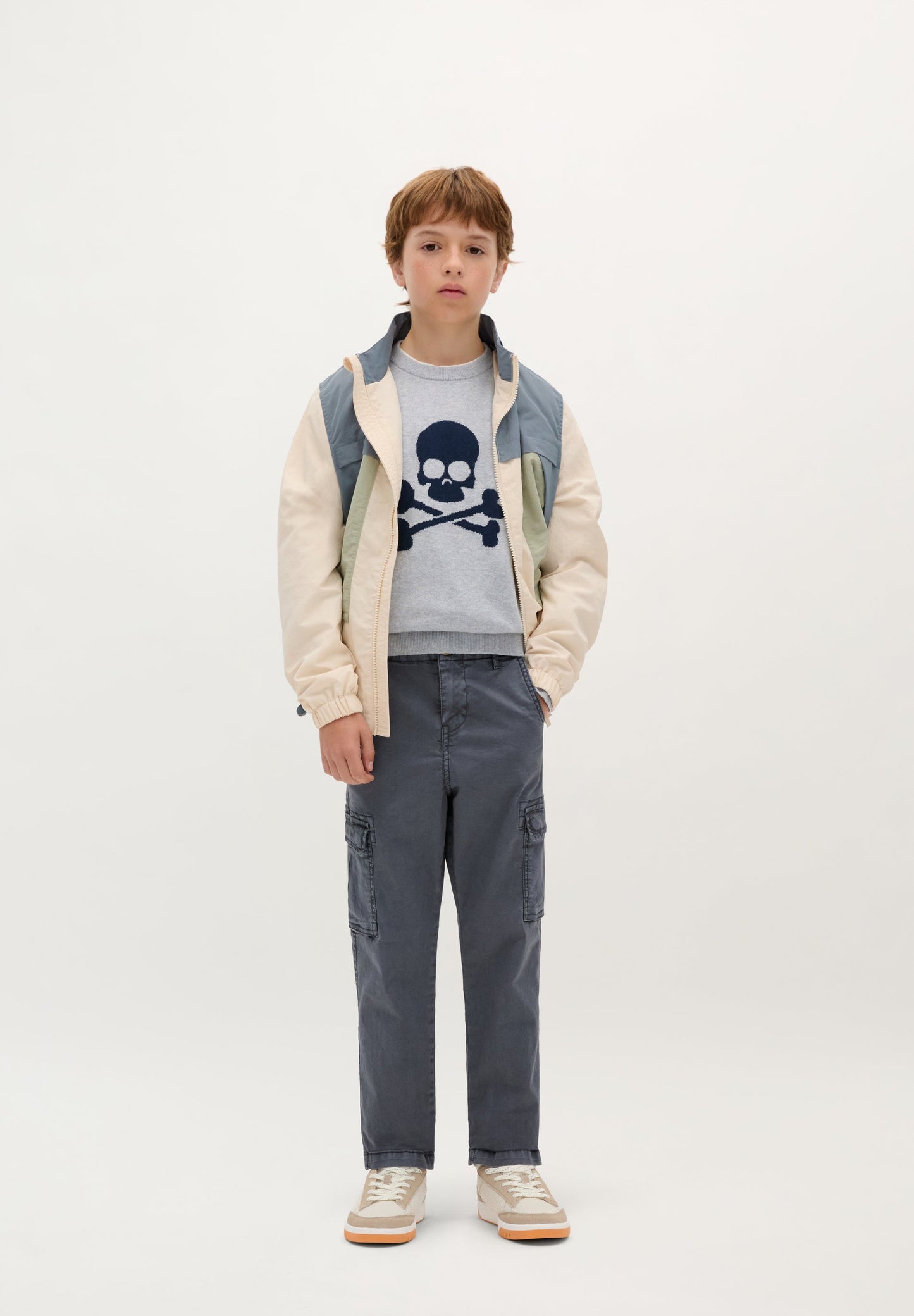 SCSKULL INTARSIA TRICOT KIDS